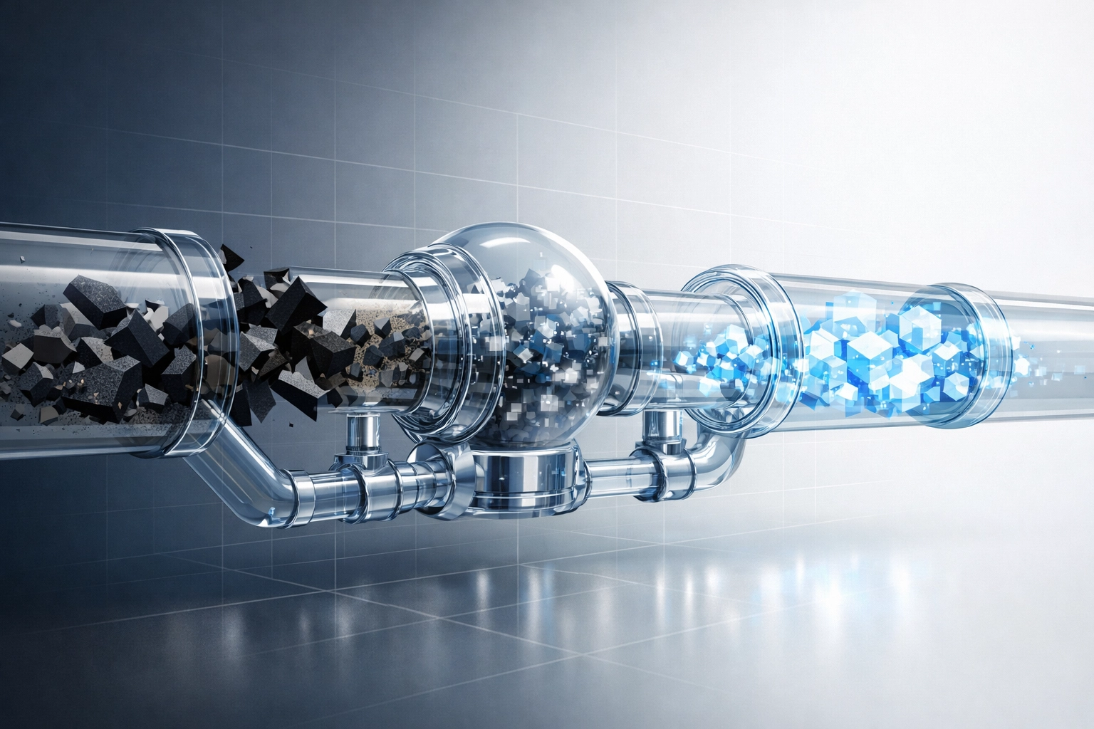 Data quality pipeline transforming fragmented information into clean AI lead generation data