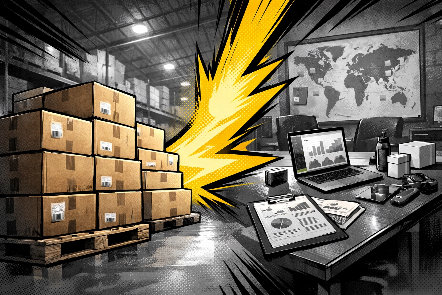 Strategic planning for scaling an Amazon business involving FBA prep and 3PL warehouse logistics.