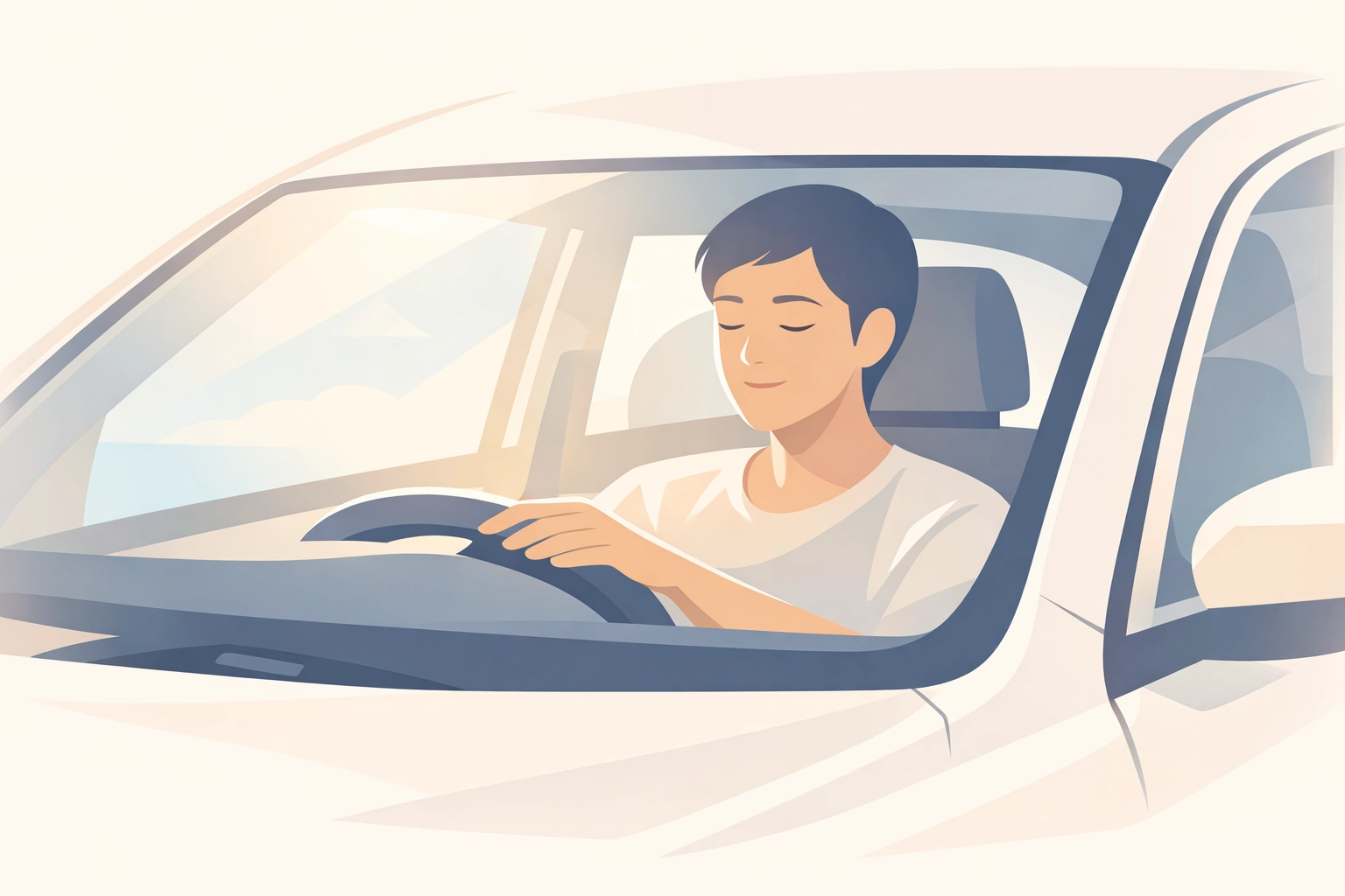 Finding a quiet moment for worship and prayer in the car during a busy, overwhelming day