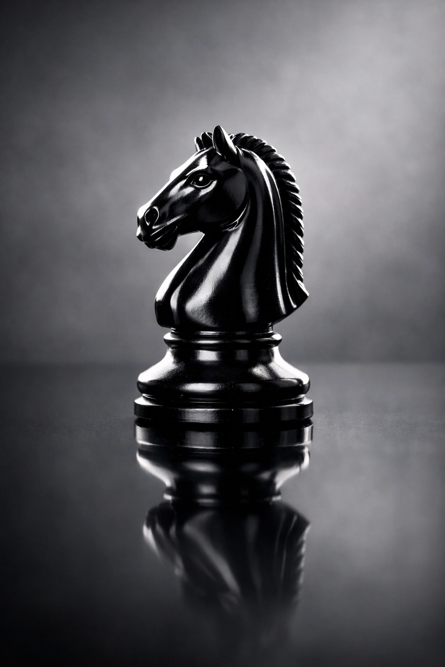 A black knight chess piece symbolizing strategic litigation advantage and expert South Carolina process service.