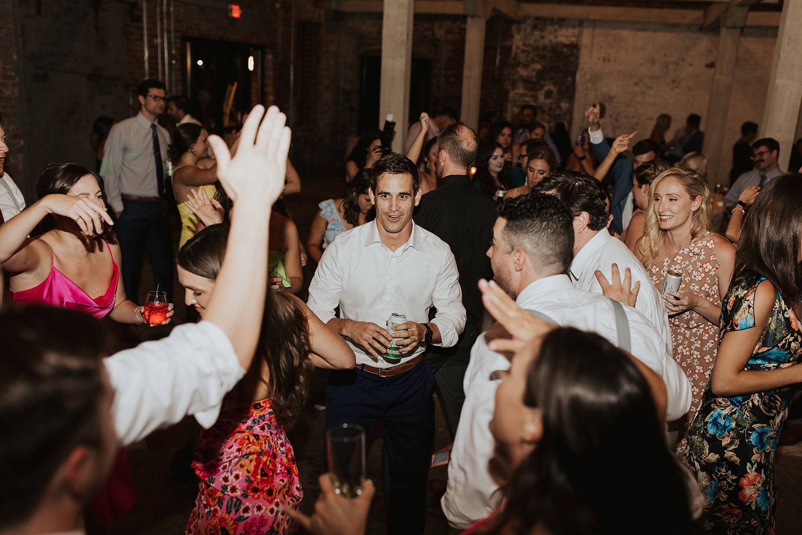 Wedding Guests on Dance Floor