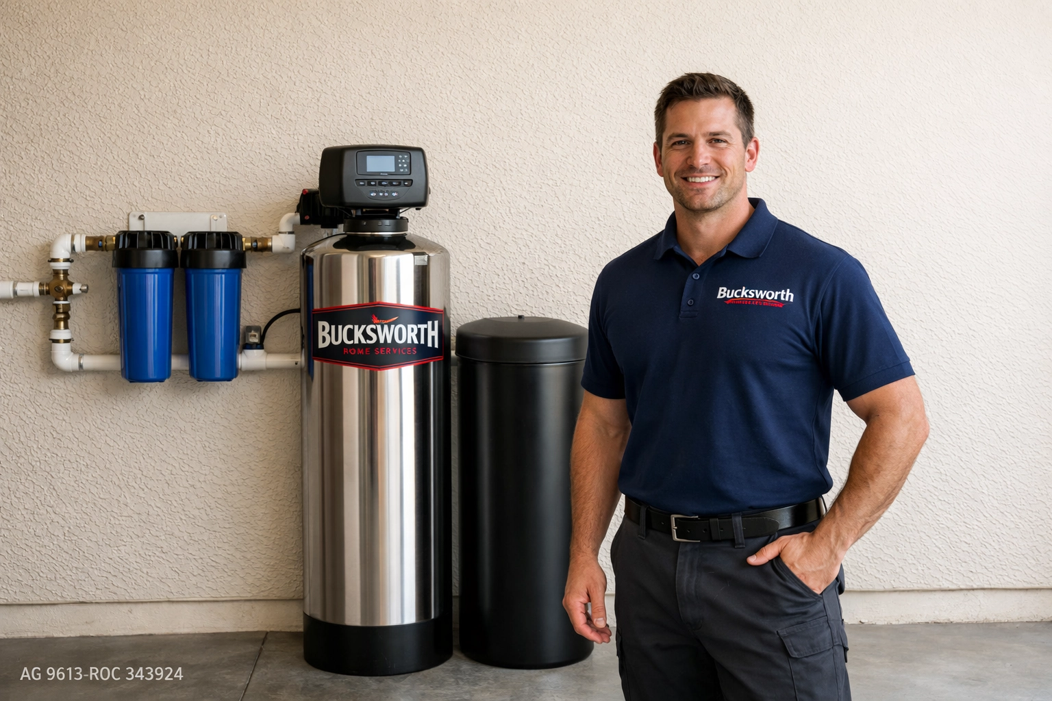 Professional water filtration system installation by a Bucksworth plumbing expert in Chandler, AZ.