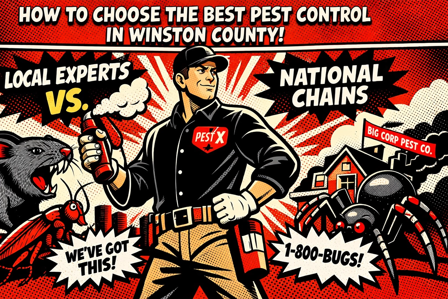 [HERO] How to Choose the Best Pest Control in Winston County: Local Experts vs. National Chains Compared