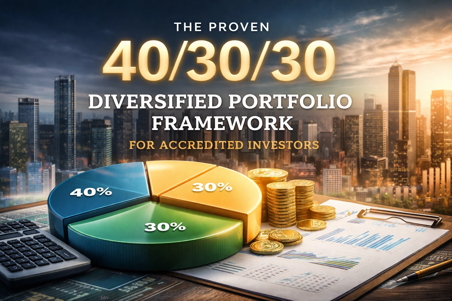 [HERO] The Proven 40/30/30 Diversified Portfolio Framework for Accredited Investors
