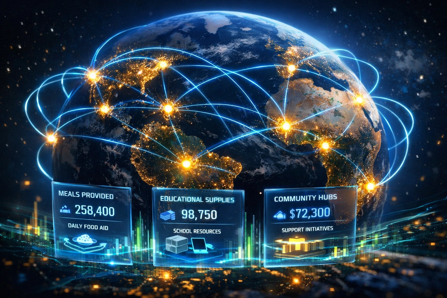 Larecoin global blockchain network connecting crypto payments to verified charities worldwide