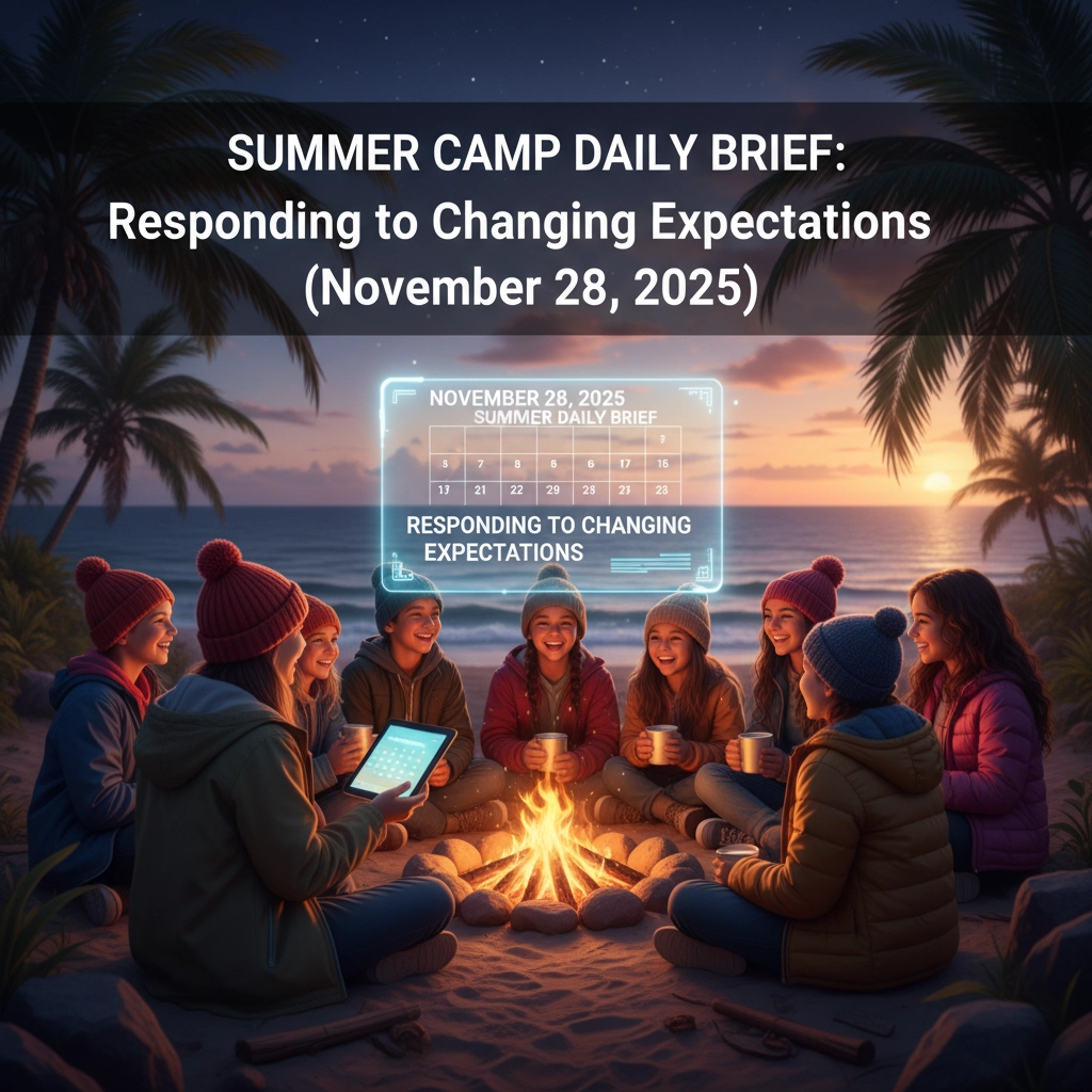 Summer Camp Daily Brief: Responding to Changing Expectations (November 28, 2025)