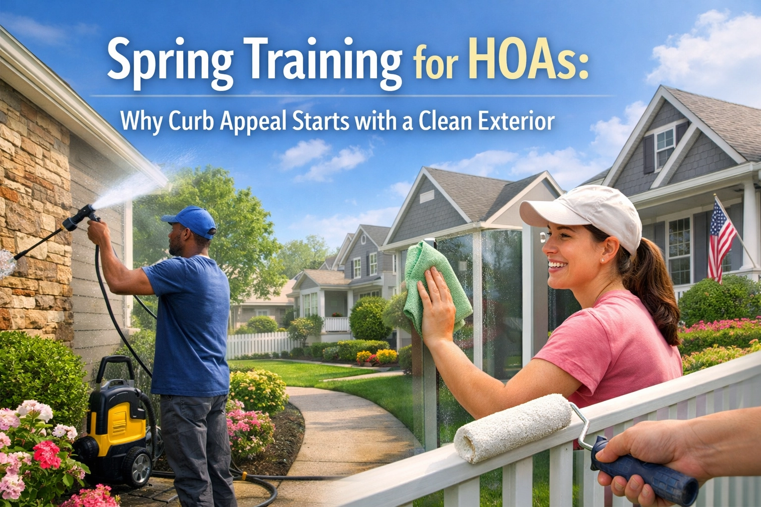[HERO] Spring Training for HOAs: Why Curb Appeal Starts with a Clean Exterior