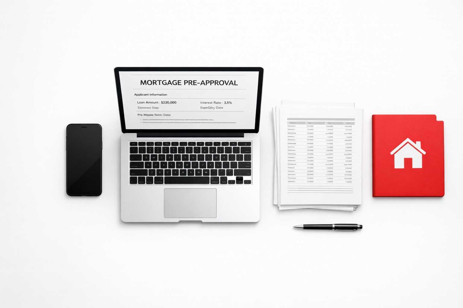 Documents de préautorisation hypothécaire pour acheter une maison à Québec