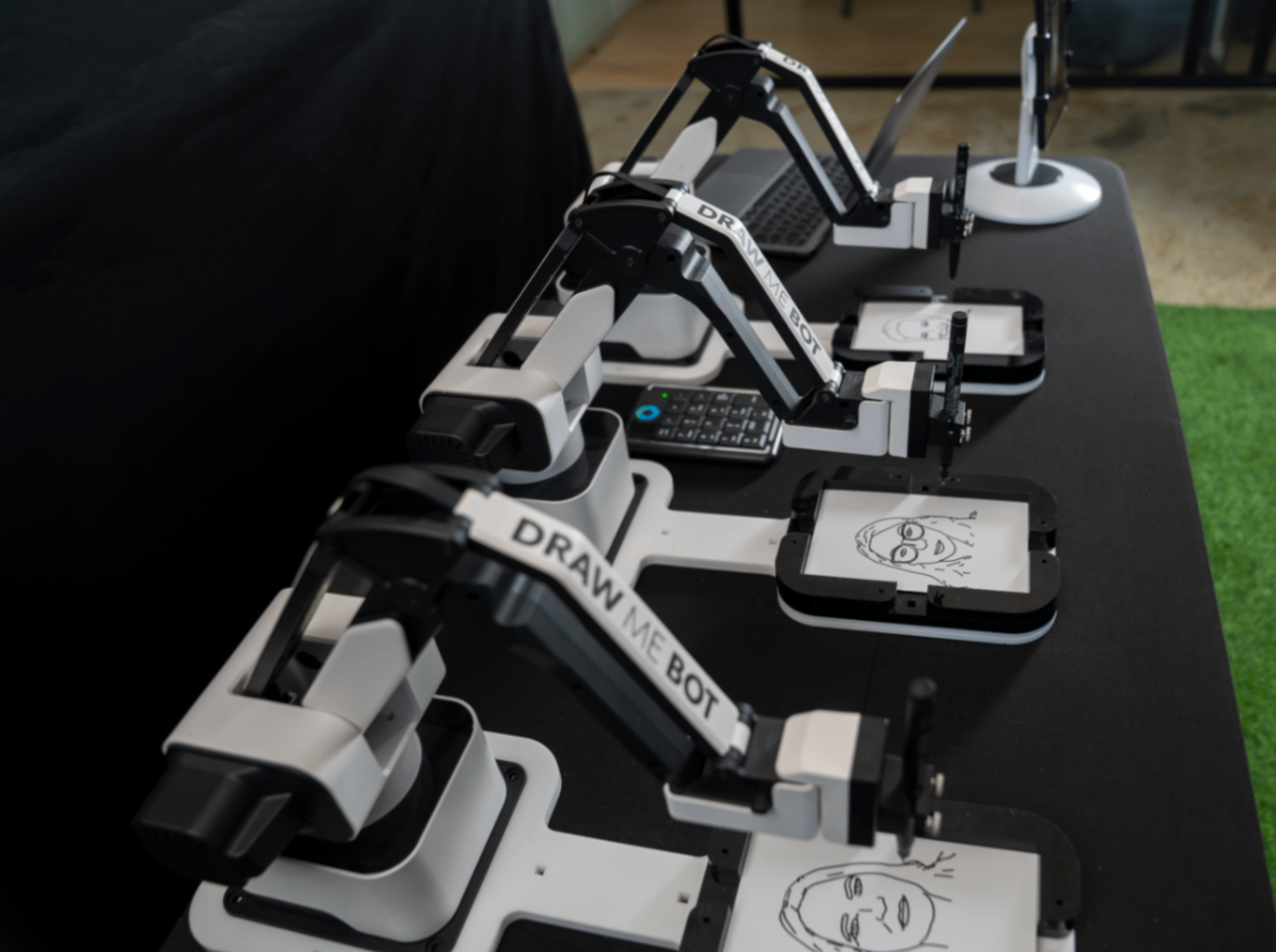 [HERO] The End of Boring Favors: Meet the Robot Artist Drawing Your Guests in Real-Time