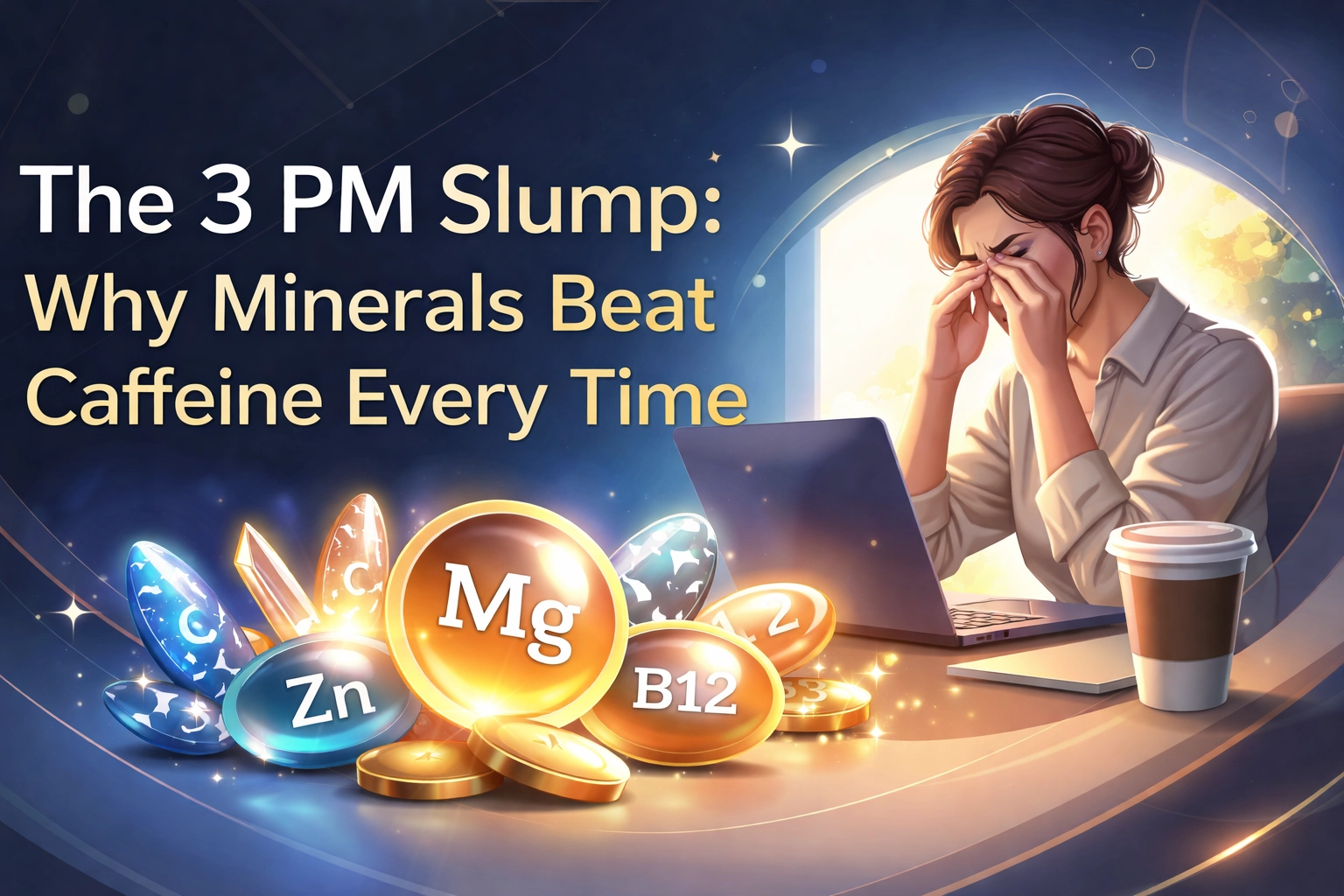 [HERO] The 3 PM Slump: Why Minerals Beat Caffeine Every Time