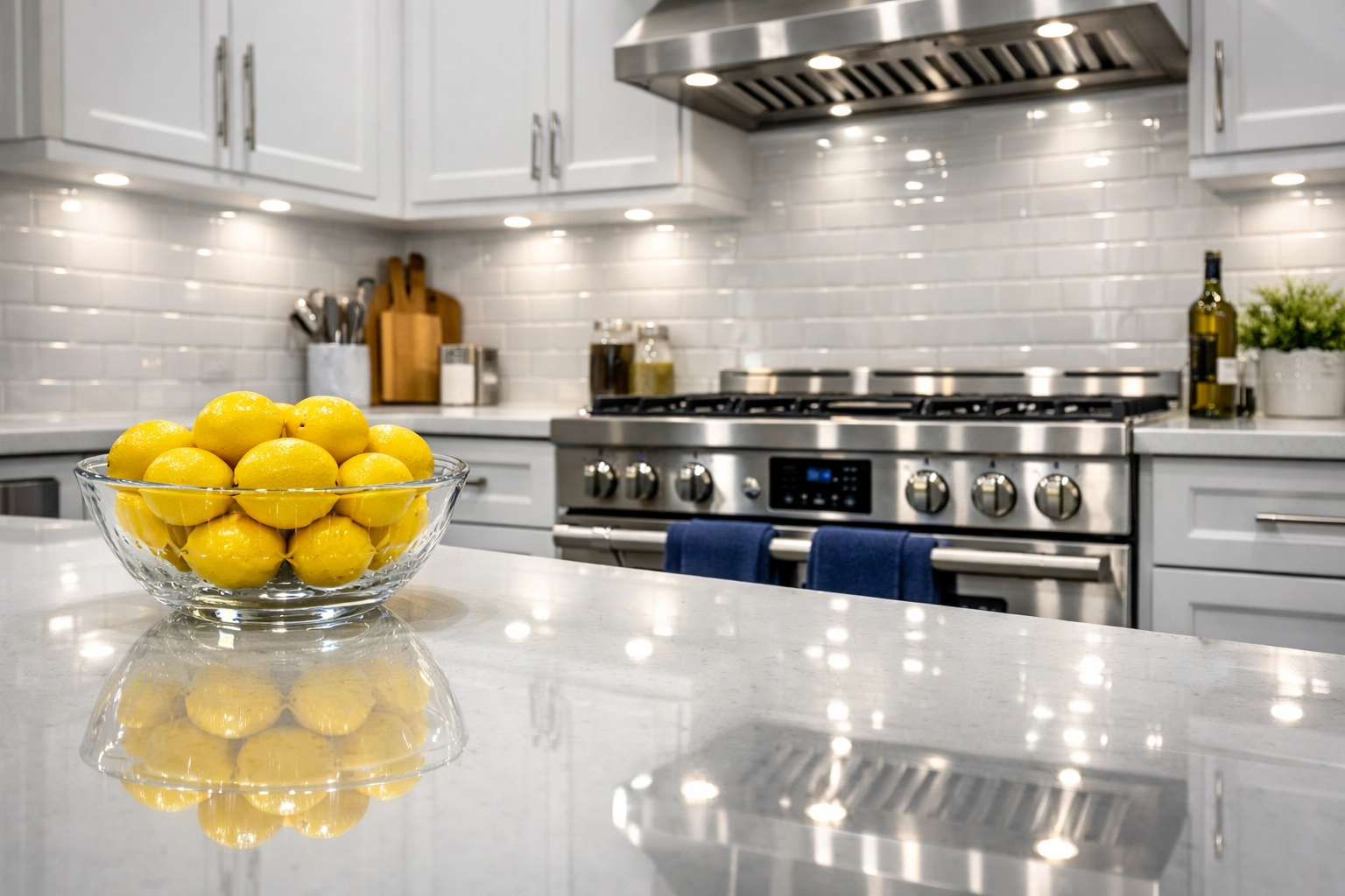 Immaculate kitchen after a professional deep clean, essential for a high-quality Boston apartment turnover.