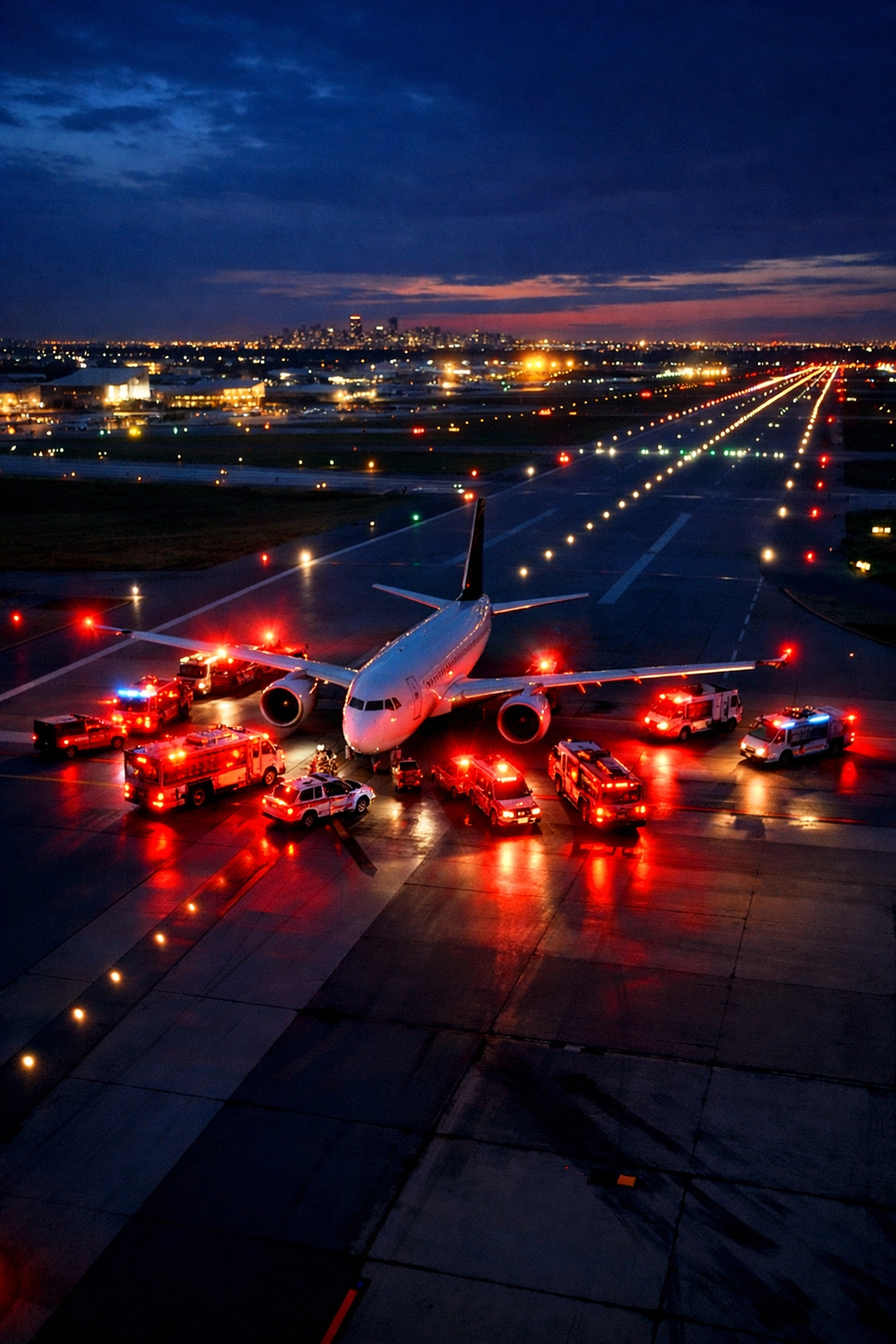 Emergency response at Toronto Pearson Airport following Delta Airlines runway incident