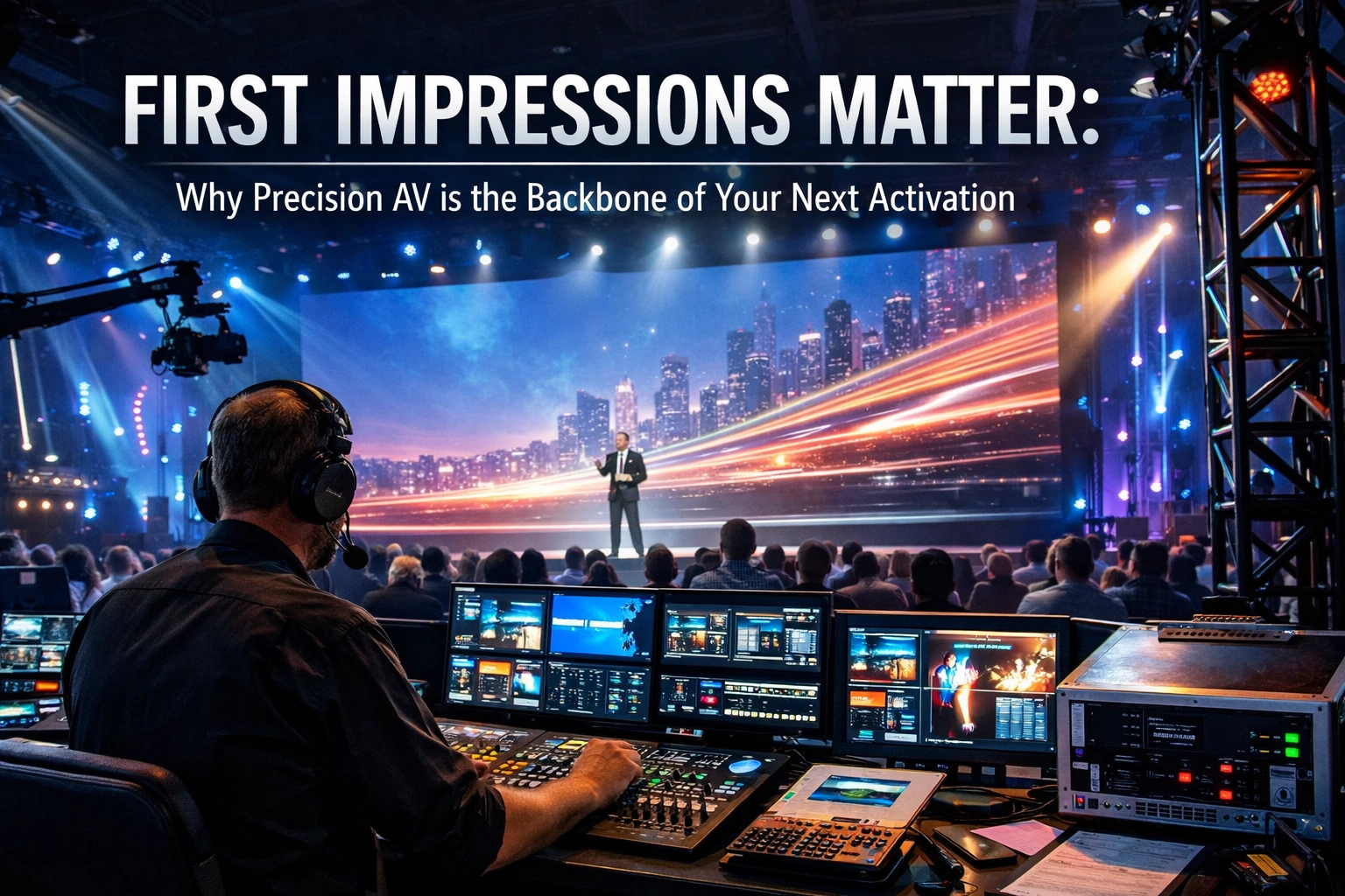 [HERO] First Impressions Matter: Why Precision AV is the Backbone of Your Next Activation