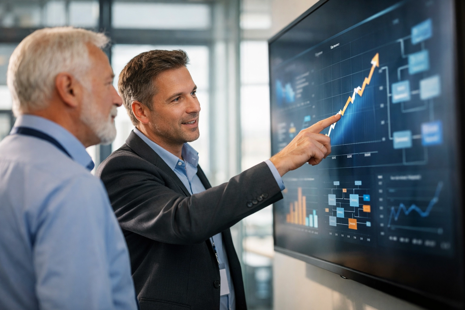 ServiceNow implementation partner discussing platform ROI and ITAM strategy with an executive.