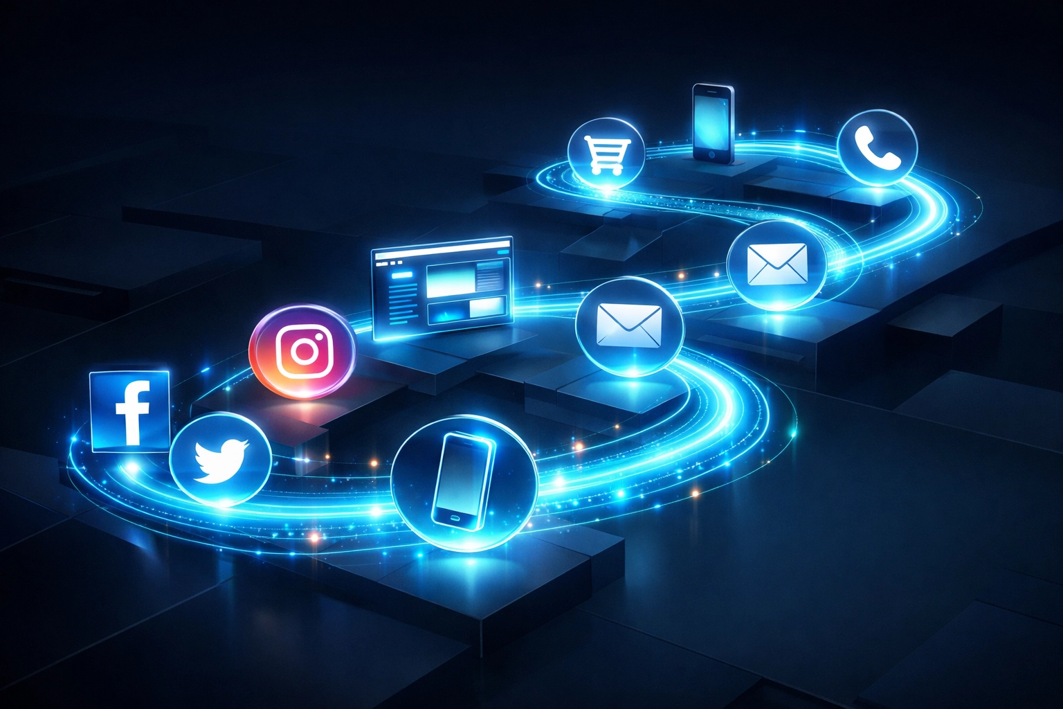Customer journey mapping across multiple marketing touchpoints and channels