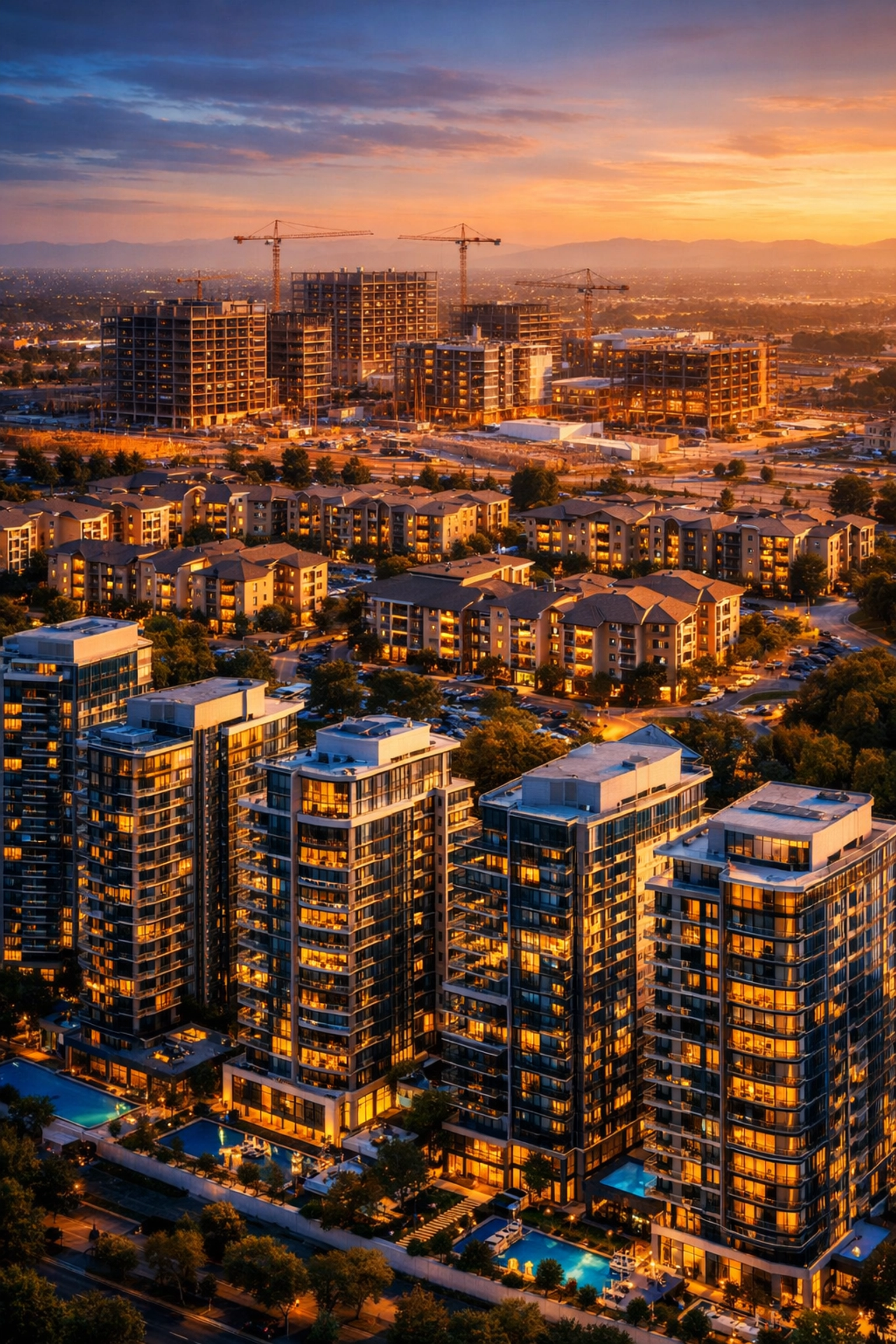 Diversified real estate portfolio across luxury, stabilized, and development properties for accredited investors