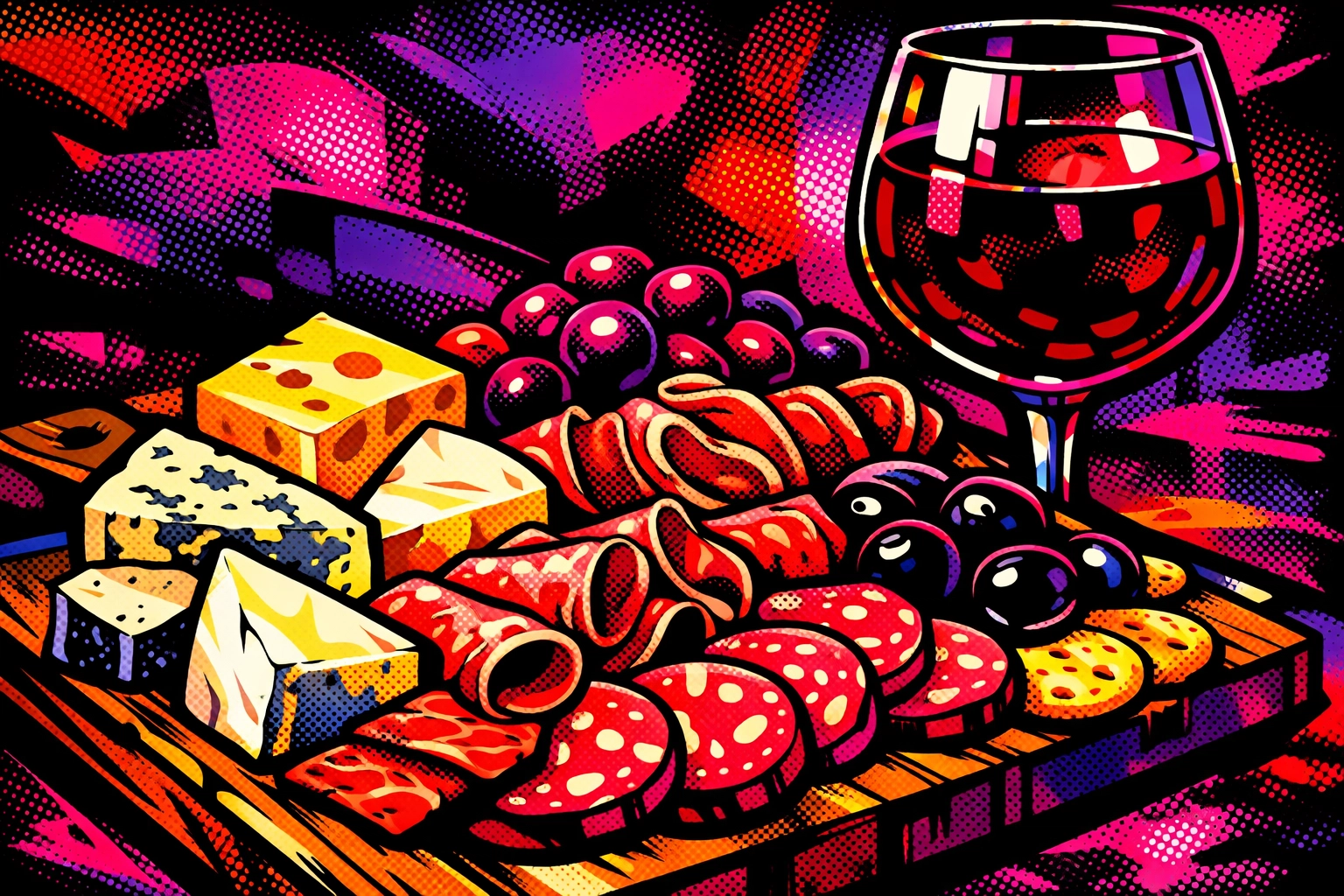 Artisan cheese and charcuterie board available late night at Fort Lauderdale wine bar