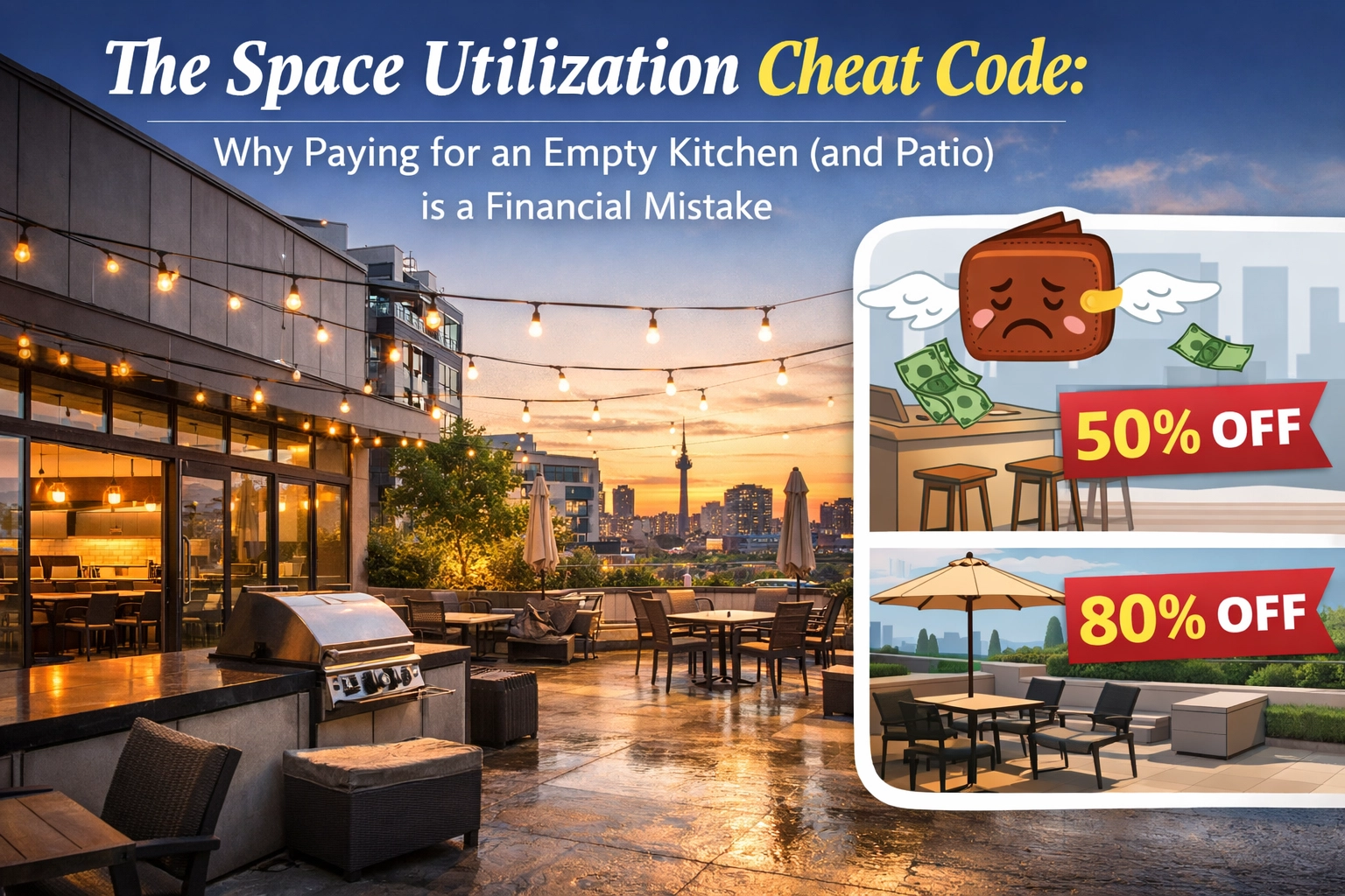 [HERO] The Space Utilization Cheat Code: Why Paying for an Empty Kitchen (and Patio) is a Financial Mistake