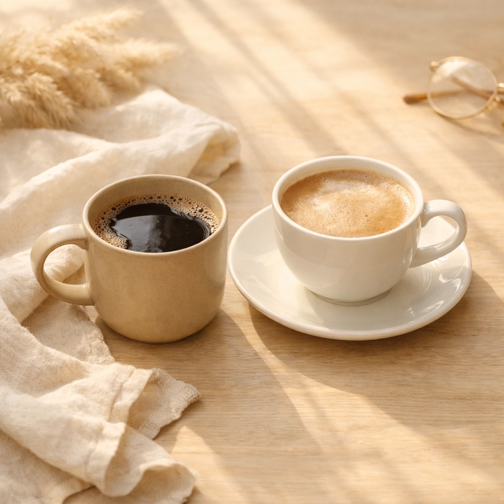 Two coffee cups together representing daily partnership connection in healthy relationships