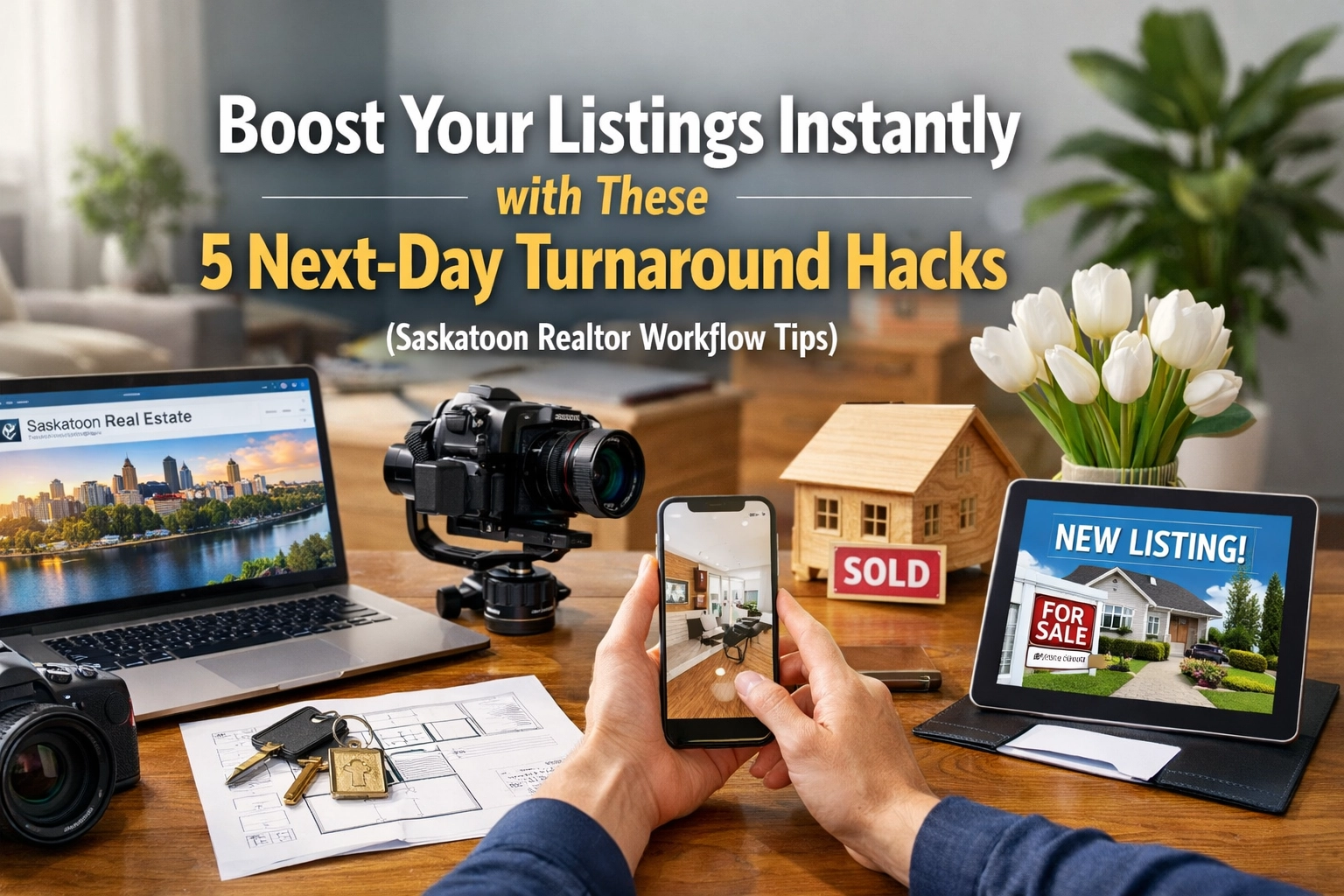 [HERO] Boost Your Listings Instantly with These 5 Next-Day Turnaround Hacks (Saskatoon Realtor Workflow Tips)