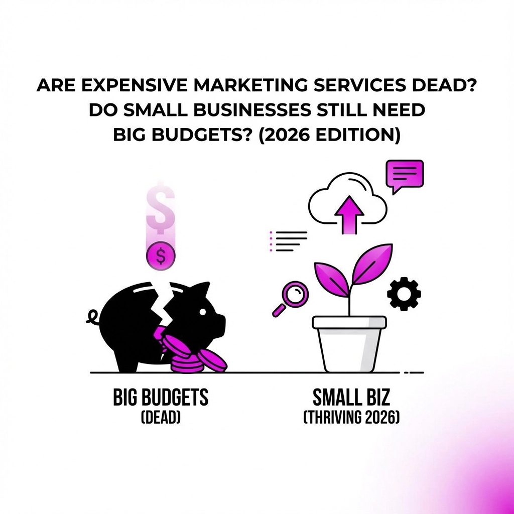 Are Expensive Marketing Services Dead? Do Small Businesses Still Need Big Budgets? (2026 Edition)