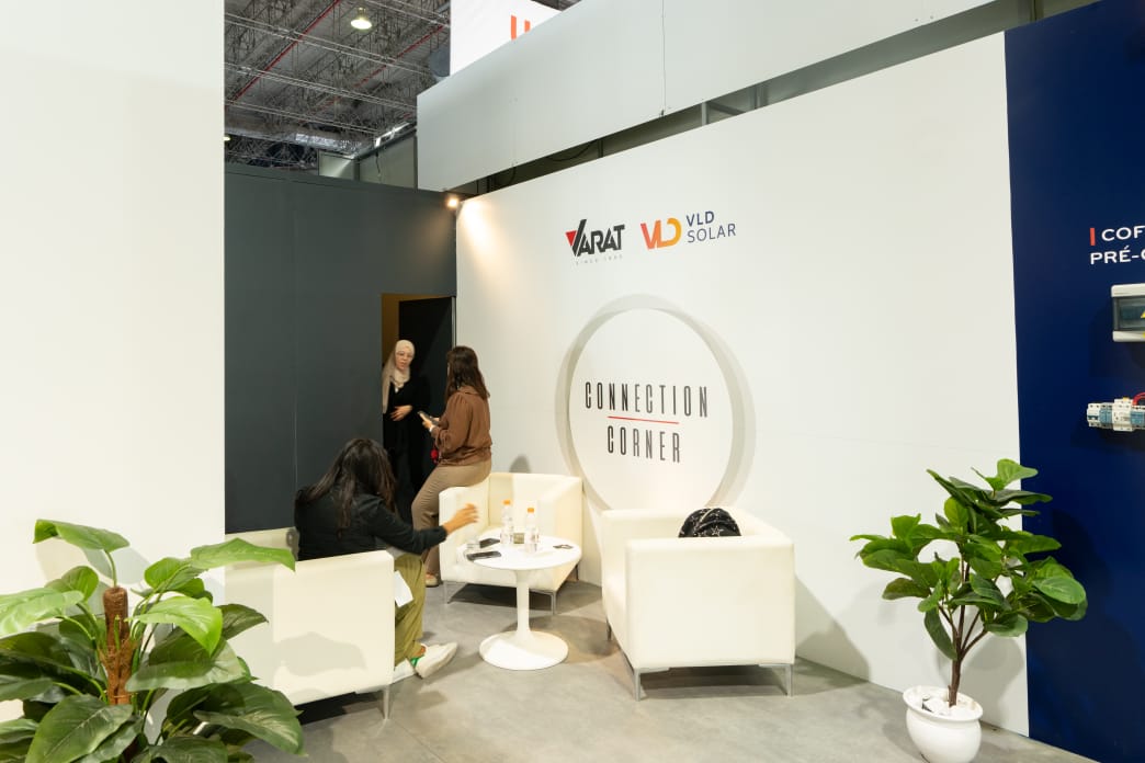VLD SOLAR Trade Show Booth - Connection Corner