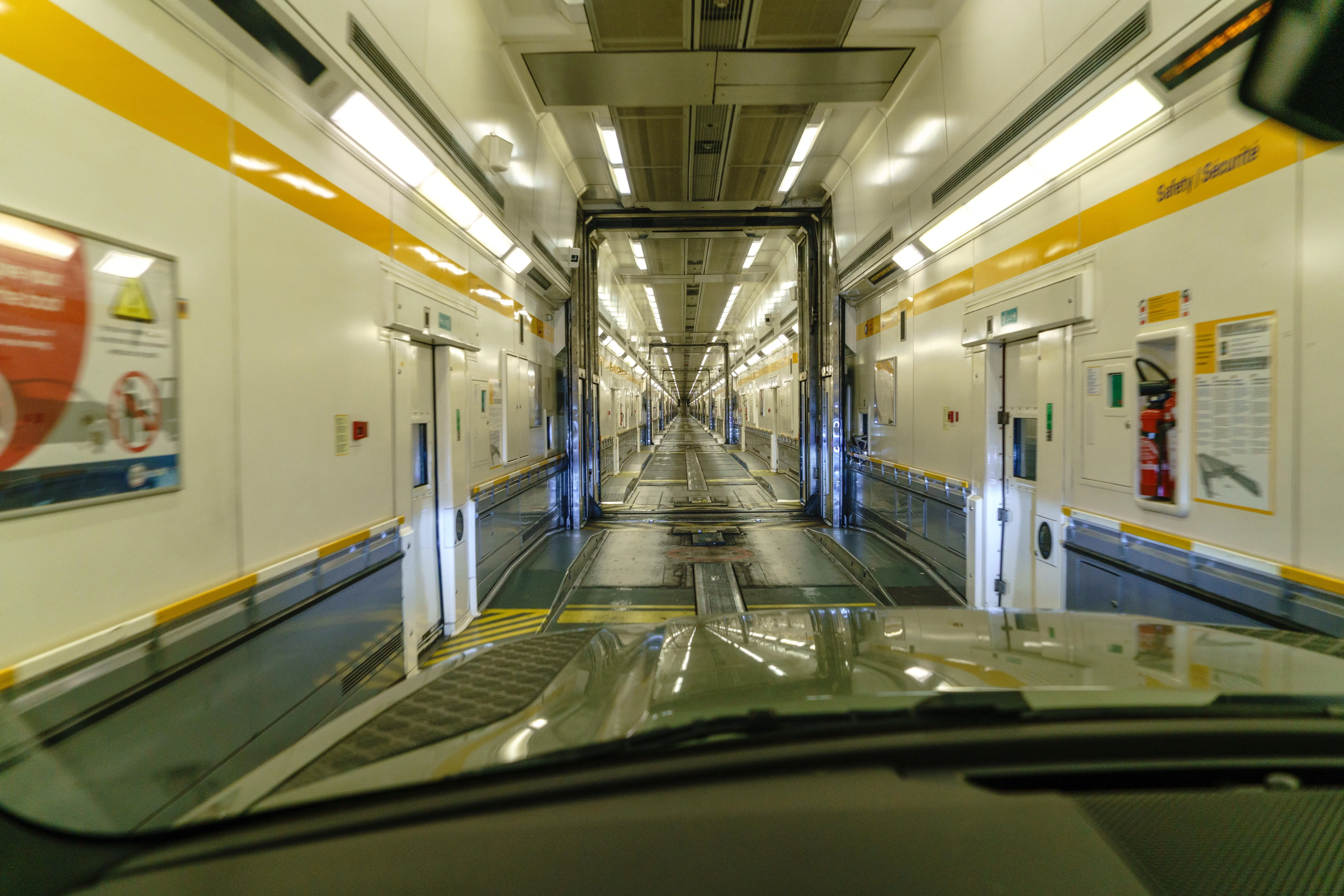 Channel Tunnel into France