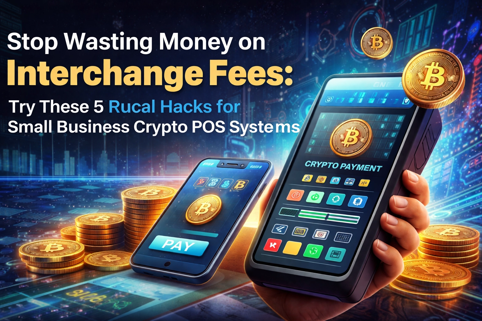 [HERO] Stop Wasting Money on Interchange Fees: Try These 5 Quick Hacks for Small Business Crypto POS Systems