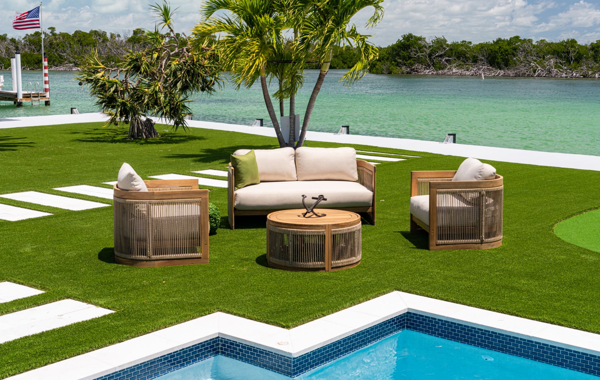 Waterfront Outdoor Seating Set
