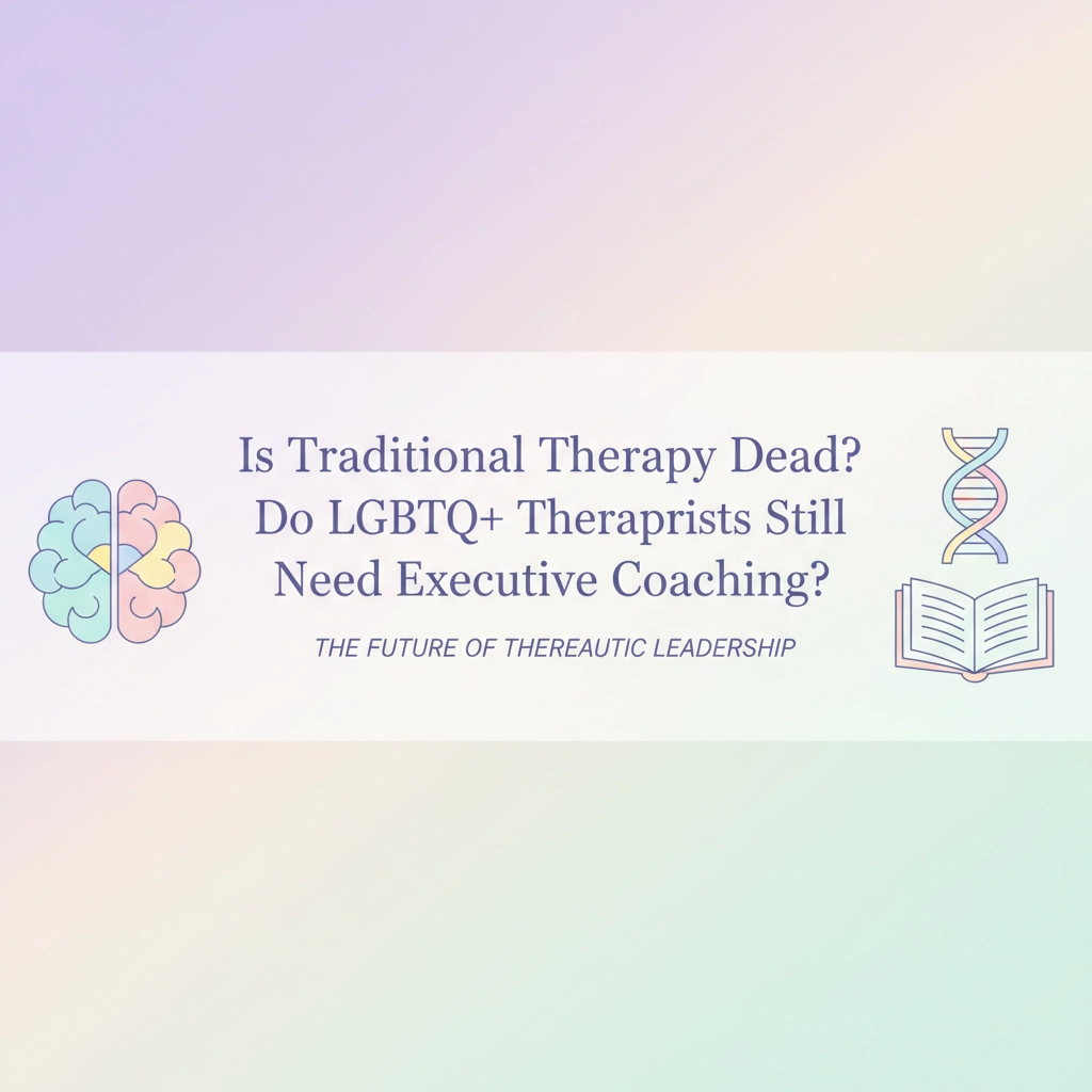 Is Traditional Therapy Dead? Do LGBTQ+ Therapists Still Need Executive Coaching?