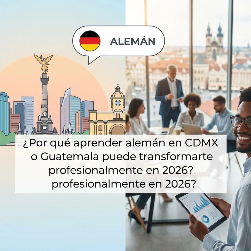 ¿Por qué aprender alemán en CDMX o Guatemala puede transformarte profesionalmente en 2026?