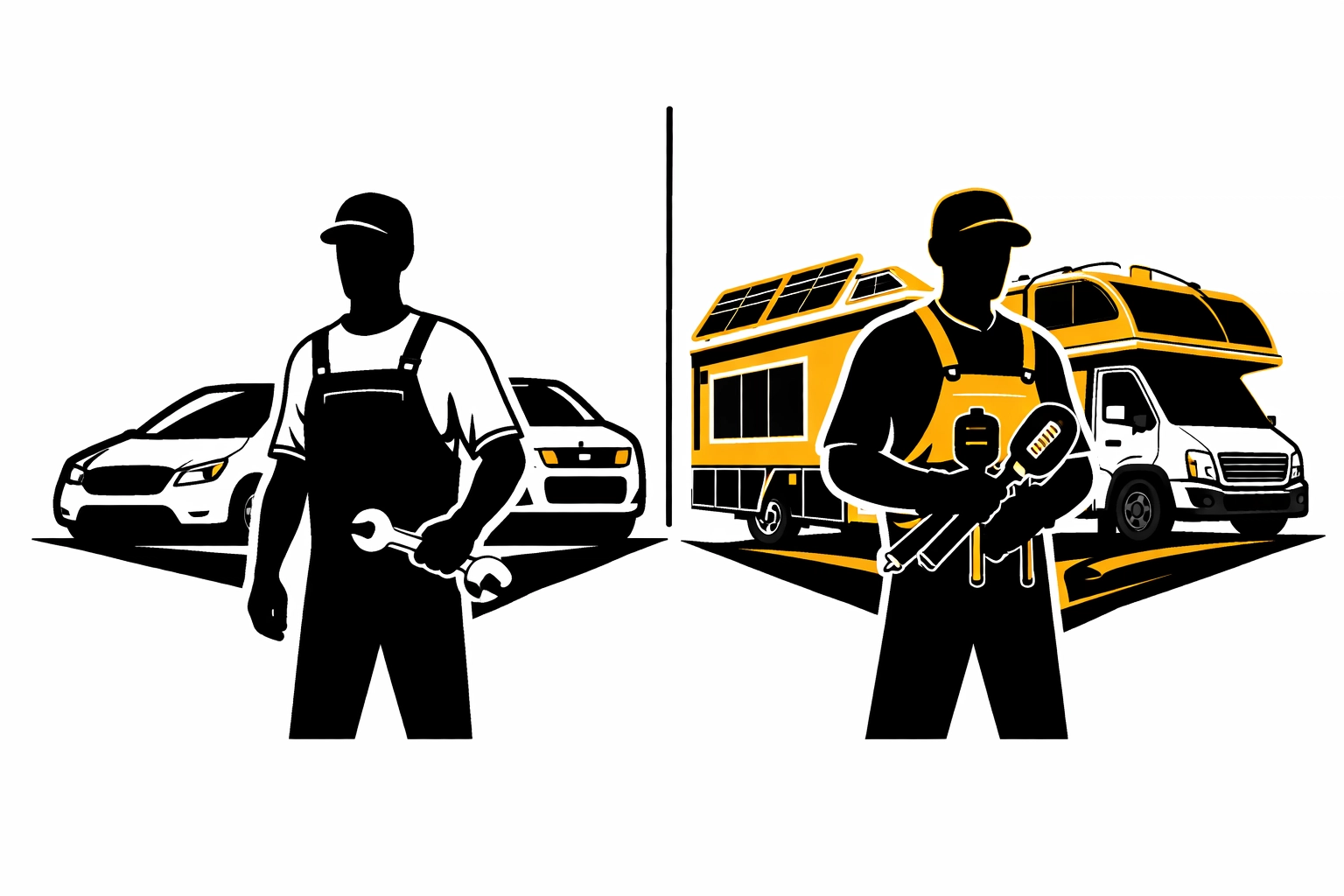 Comparison of general auto mechanic and specialized RV service technician skills for dealership hiring