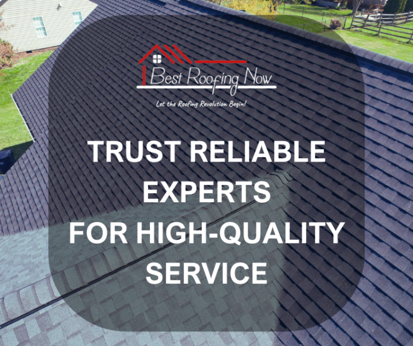 Aerial view of Best Roofing Now asphalt shingle installation