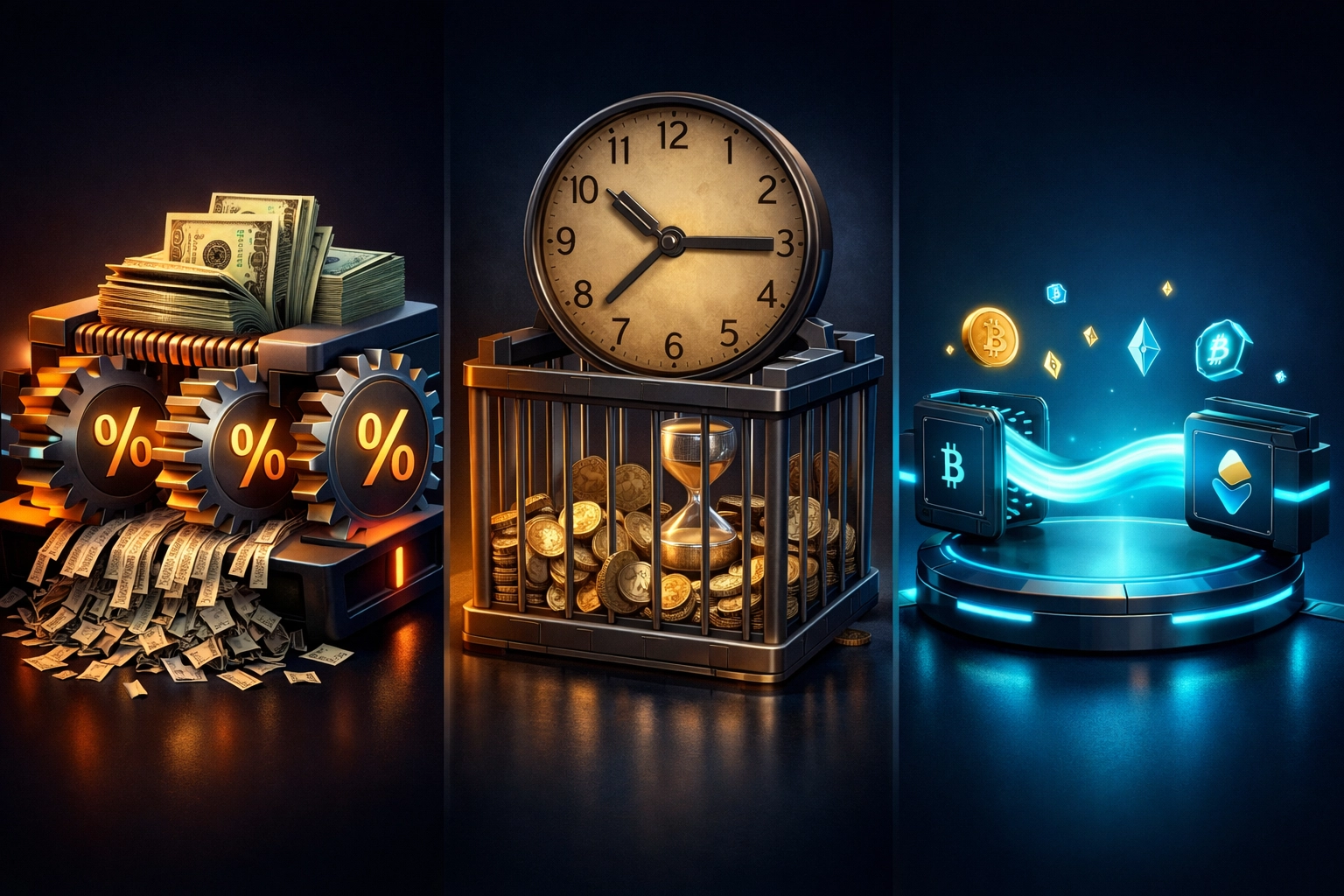 Crypto payment fee comparison: high-cost traditional processors vs low-fee blockchain solutions