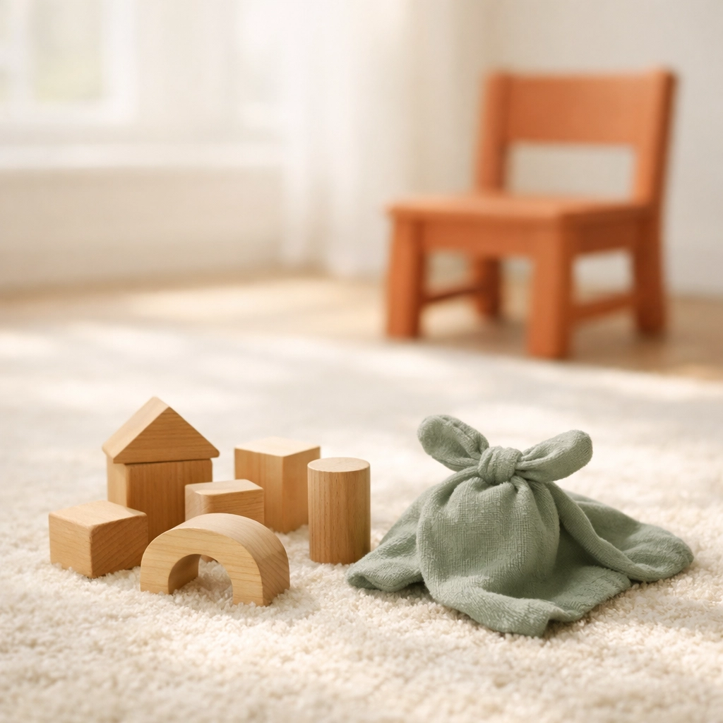 A peaceful child's play area illustrating child safety factors under Va. Code 20-124.3.