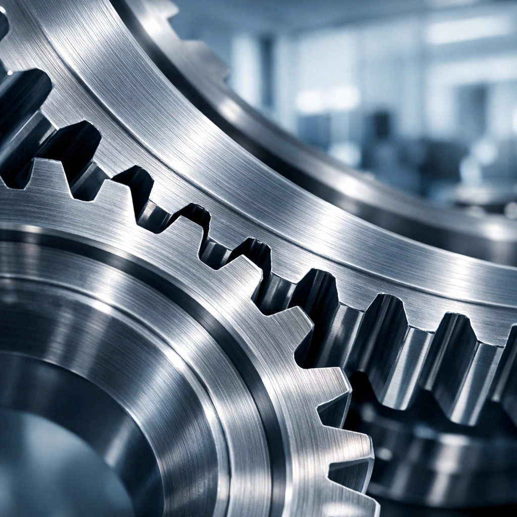 Precision gears interlocking, representing seamless sales systems and automated business processes.