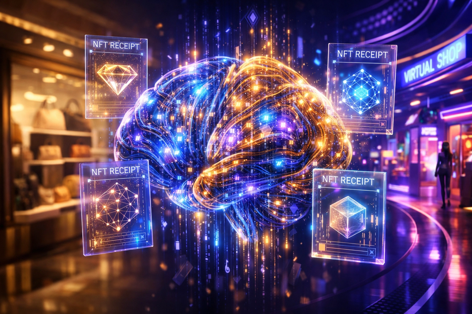 Larecoin.ai engine categorizing NFT receipts for automated business tax reporting in the metaverse.