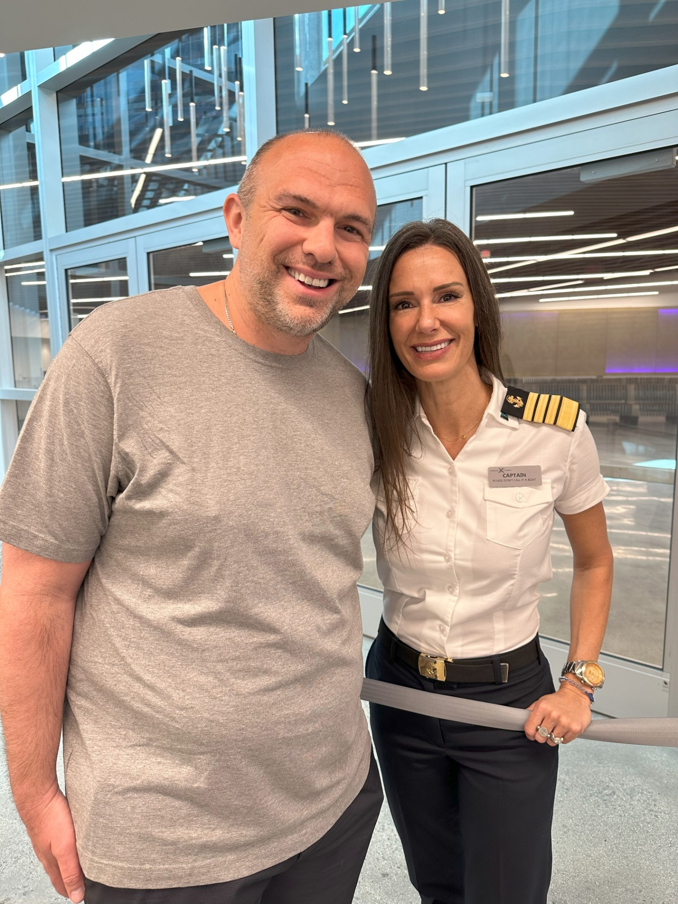 Me with Captain Kate McCue