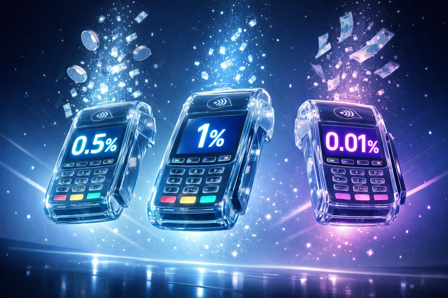 Crypto payment gateway fee comparison showing NOWPayments, CoinPayments, and Larecoin transaction costs