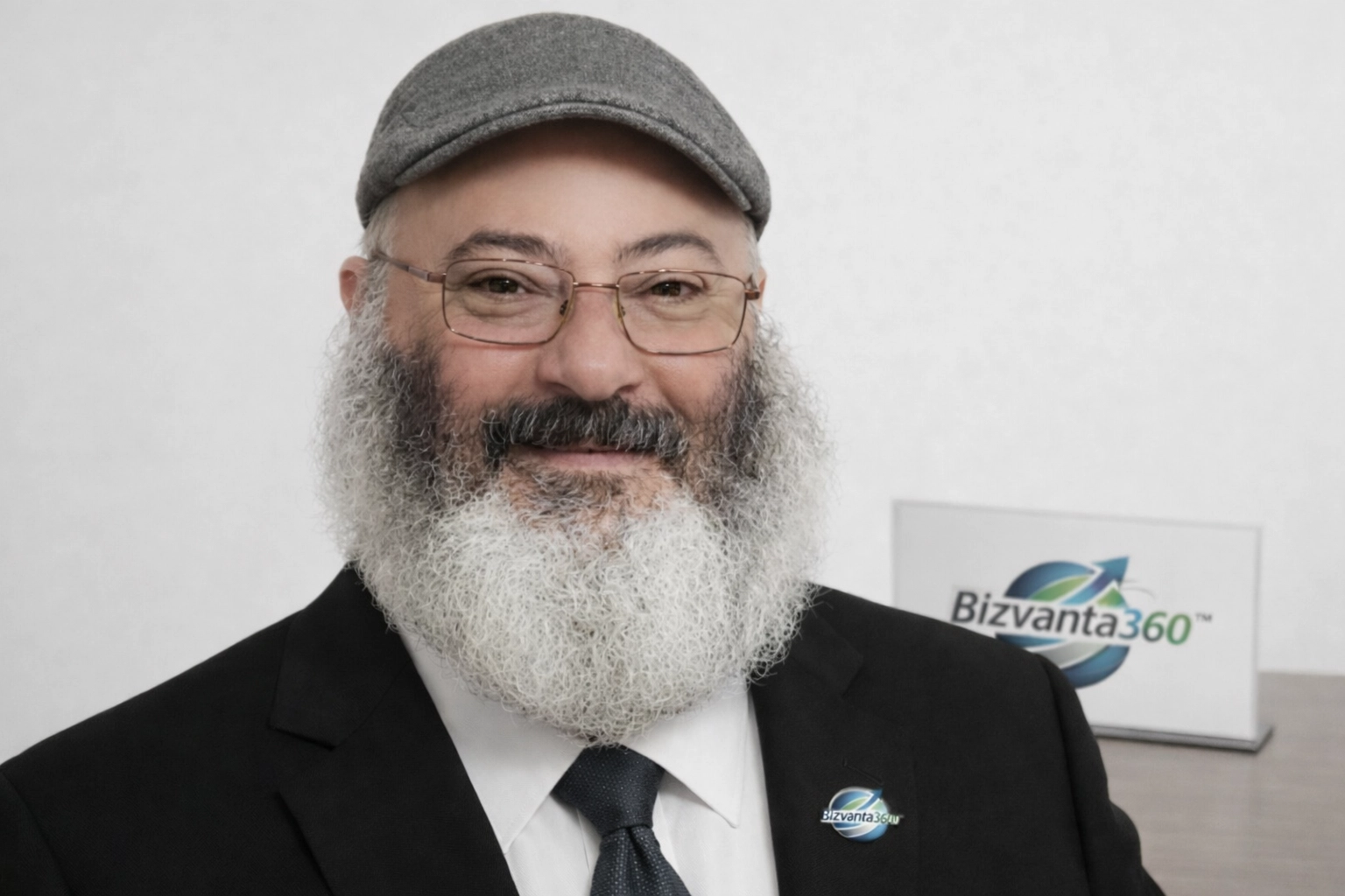 A professional man exemplifying approachable expertise