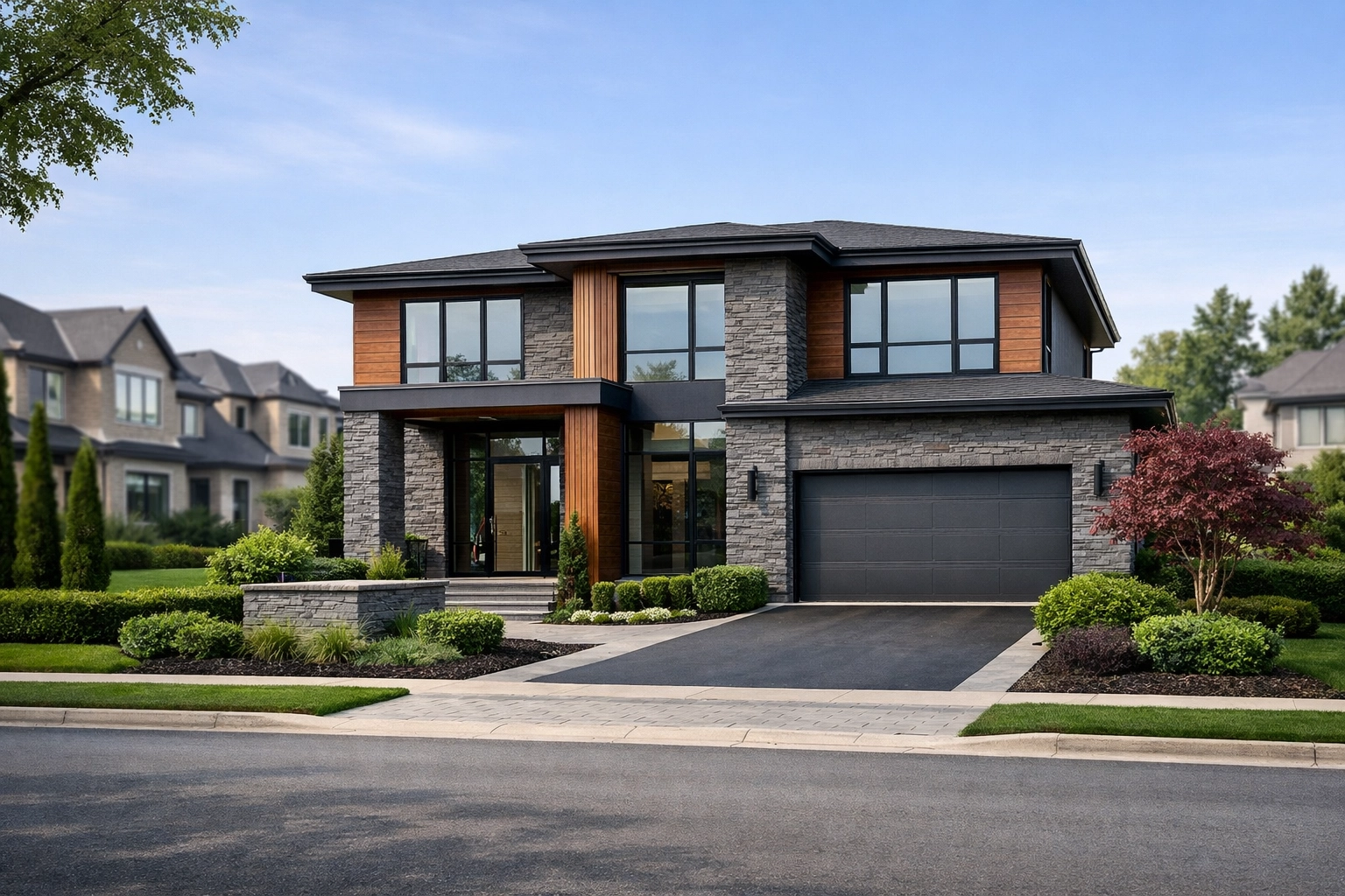 Modern detached home in Markham illustrating the 2026 spring inventory squeeze in Ontario.