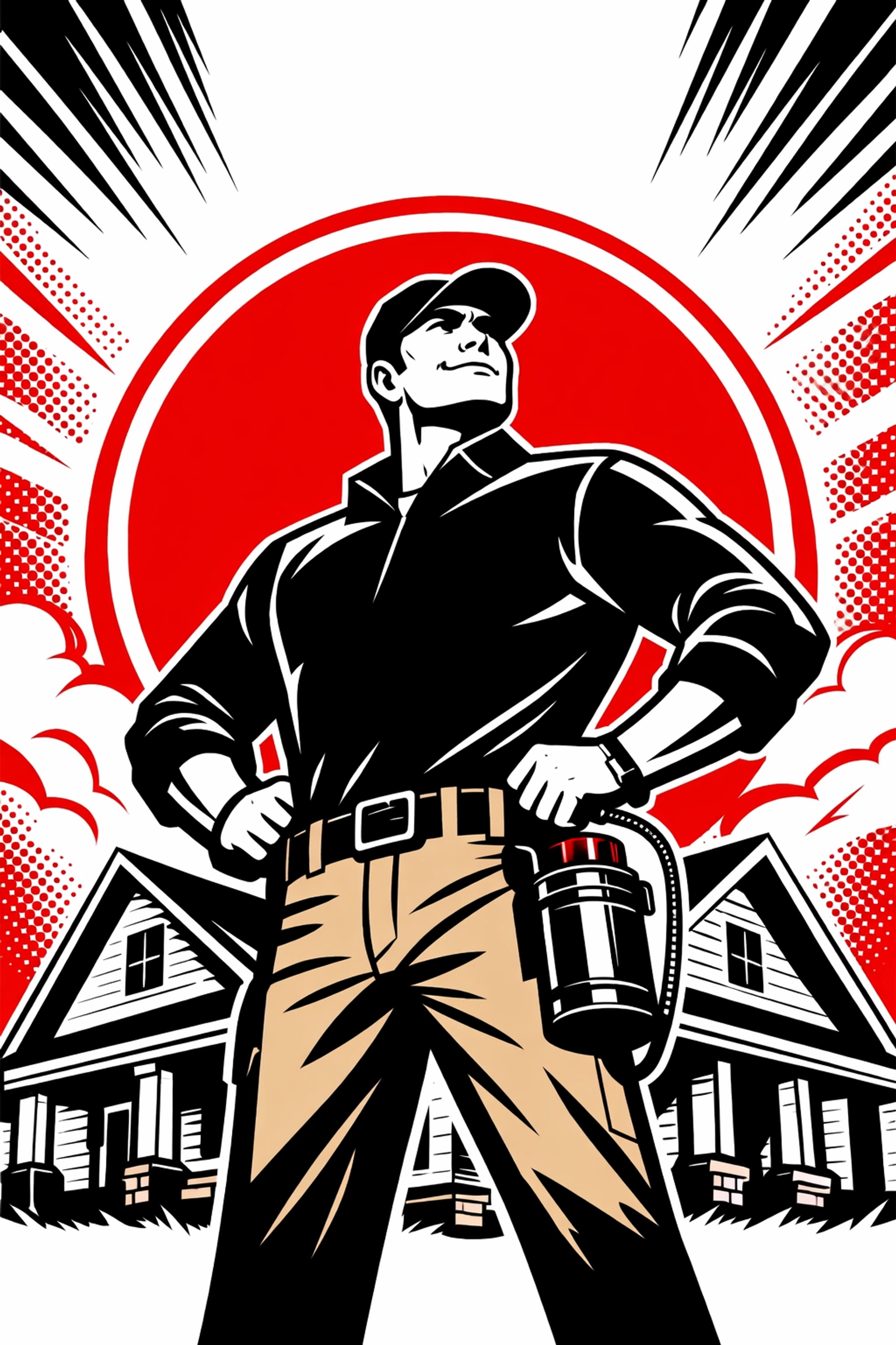 Affordable $39 a month pest control plan shield protecting a house in Winston County, Alabama.