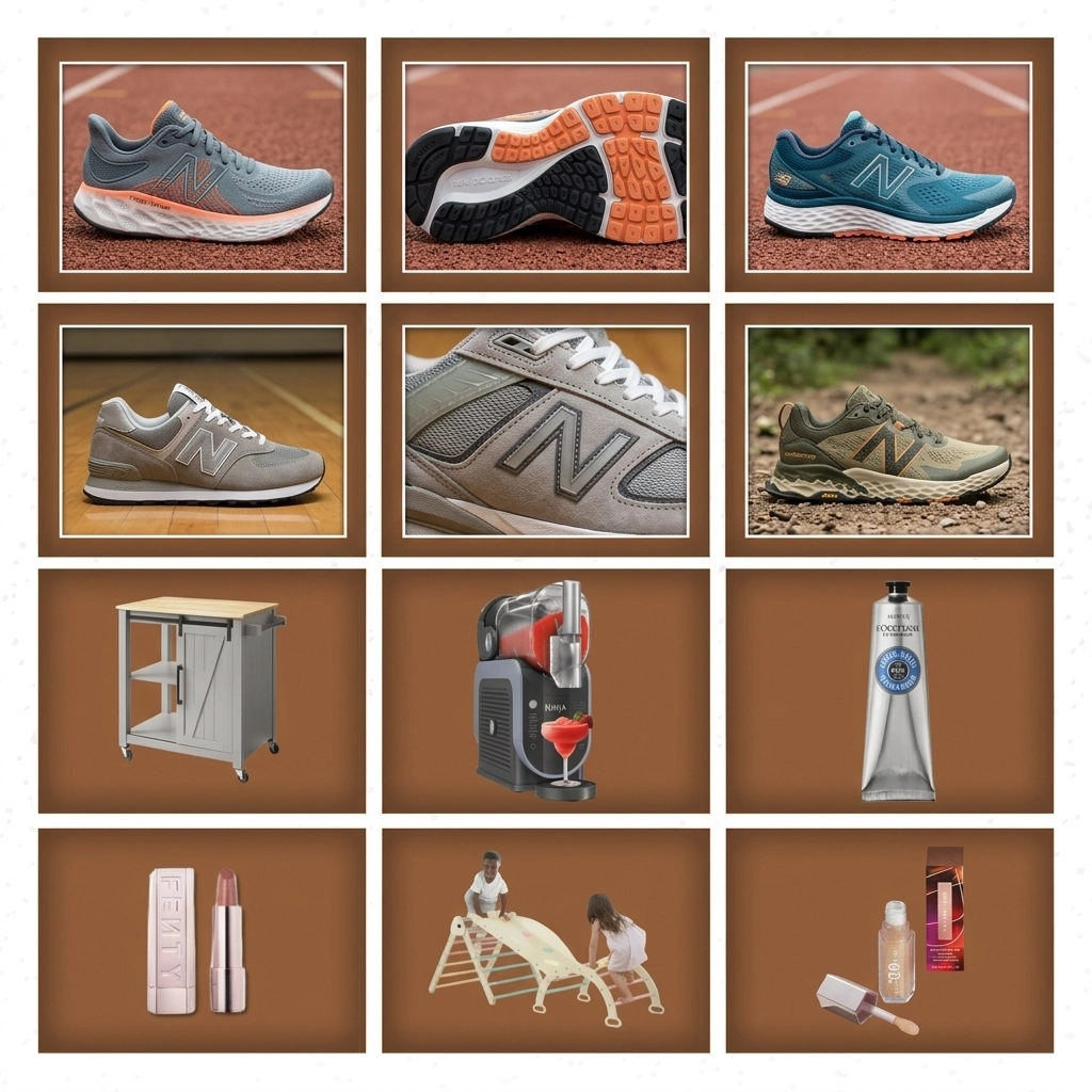 New Balance Fresh Foam performance running shoes on a track