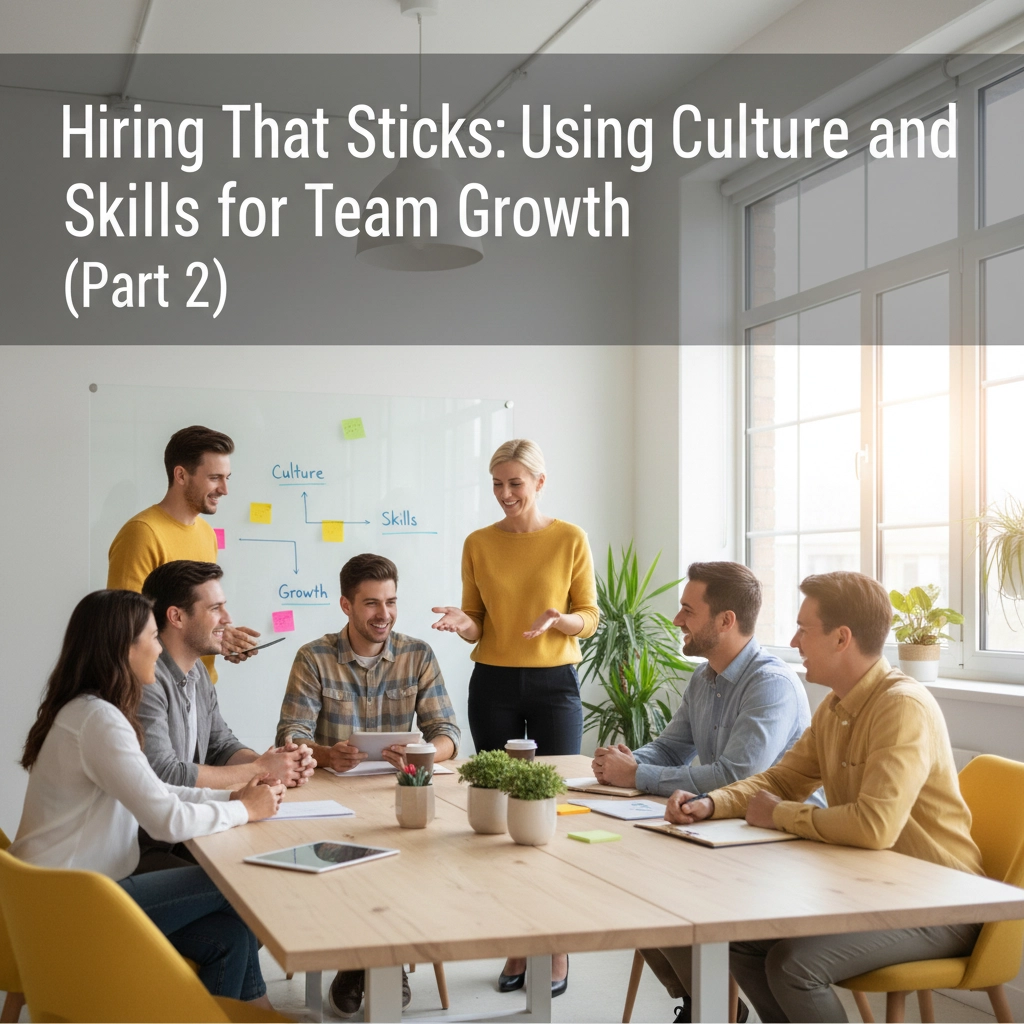Hiring That Sticks: Using Culture and Skills for Team Growth (Part 2)