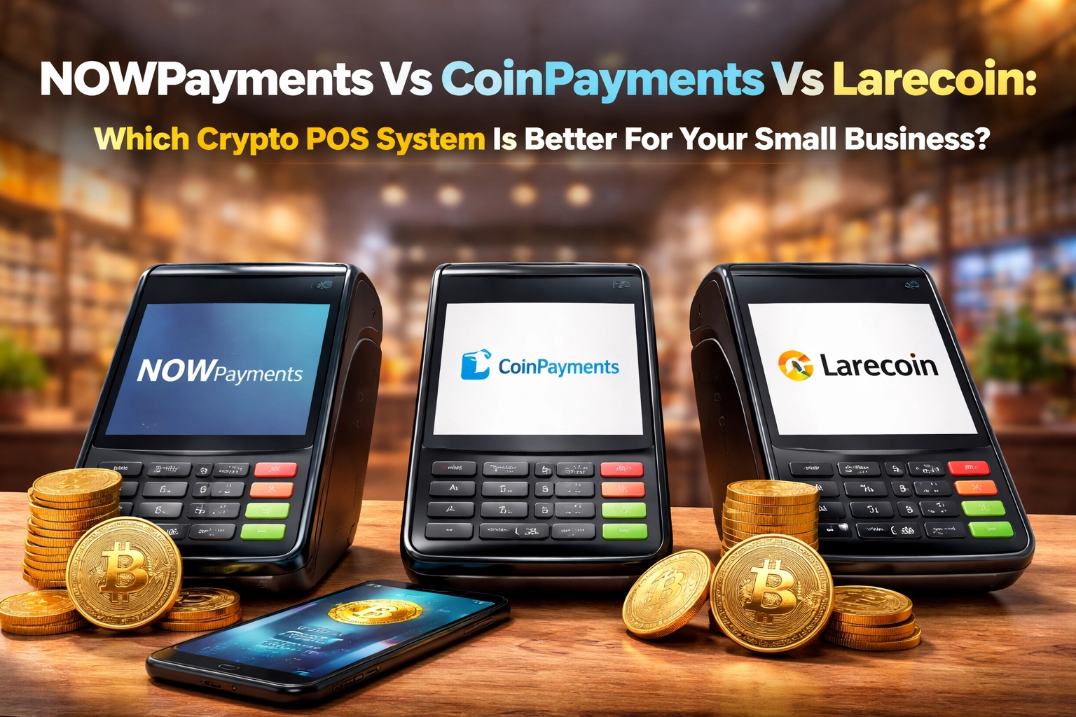 [HERO] NOWPayments Vs CoinPayments Vs Larecoin: Which Crypto POS System Is Better For Your Small Business?