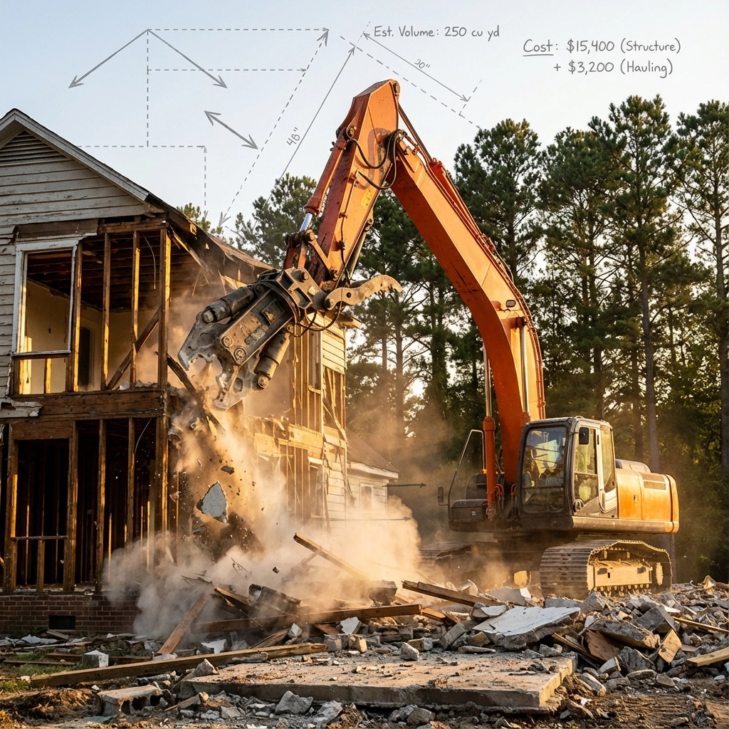 demolition services cost in nc