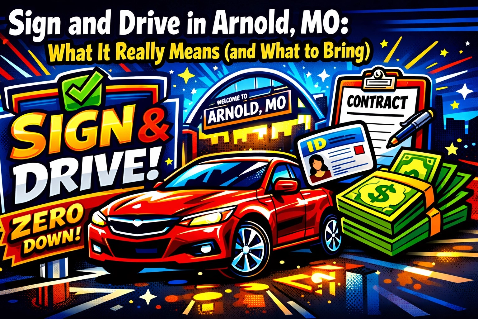 [HERO] Sign and Drive in Arnold, MO: What It Really Means (and What to Bring)
