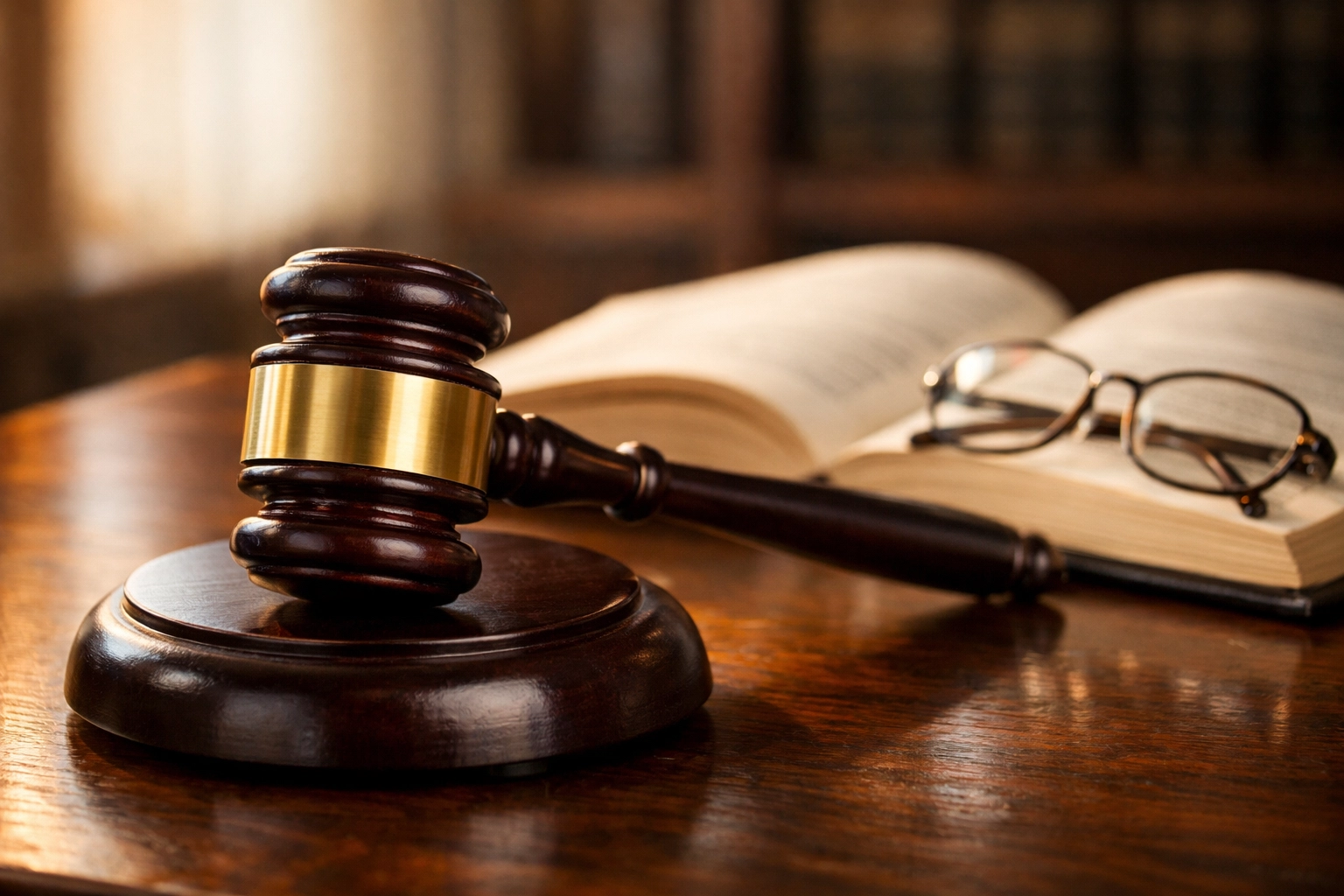 Judge's gavel and law books representing Virginia spousal support court decisions