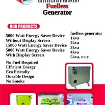 Obairawo Engineering’s Fuelless Generators and Energy Saver Devices