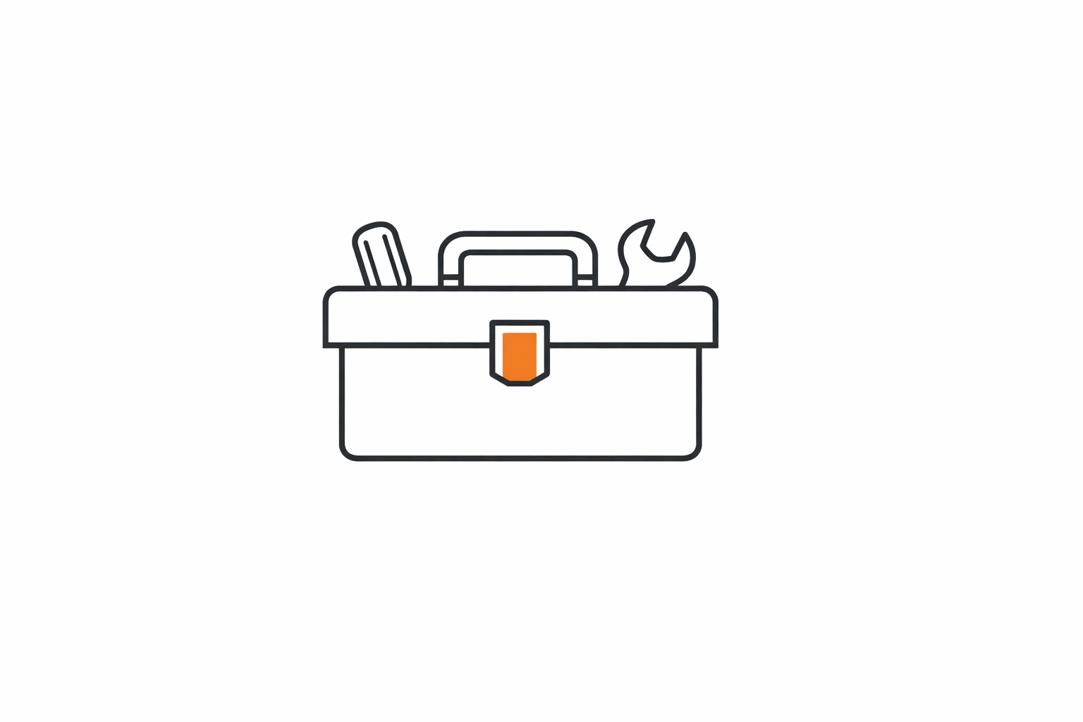 Professional toolbox icon for a local Burnaby handyman providing furniture assembly and home repairs.
